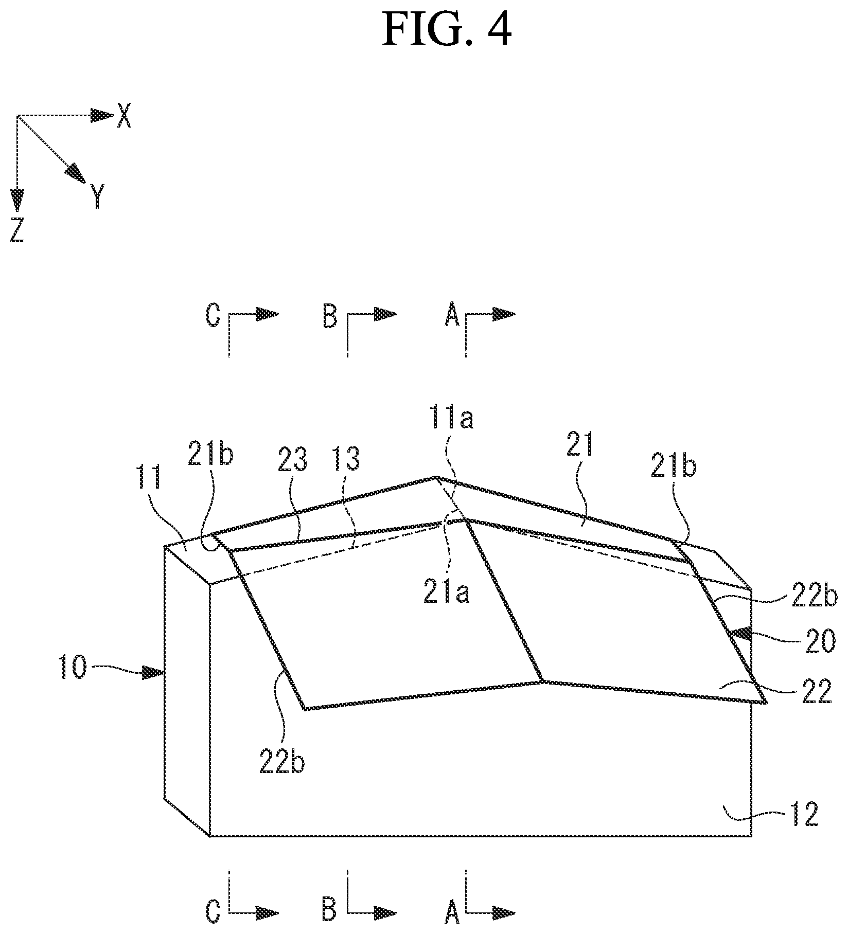 Patent US12318992 Figure 4 – Laminated body and forming method