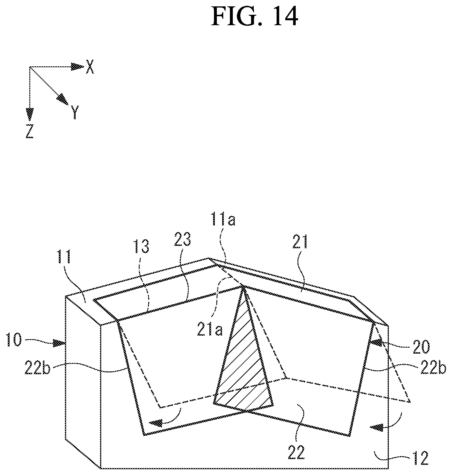 Patent US12318992 Figure 14 – Laminated body and forming method