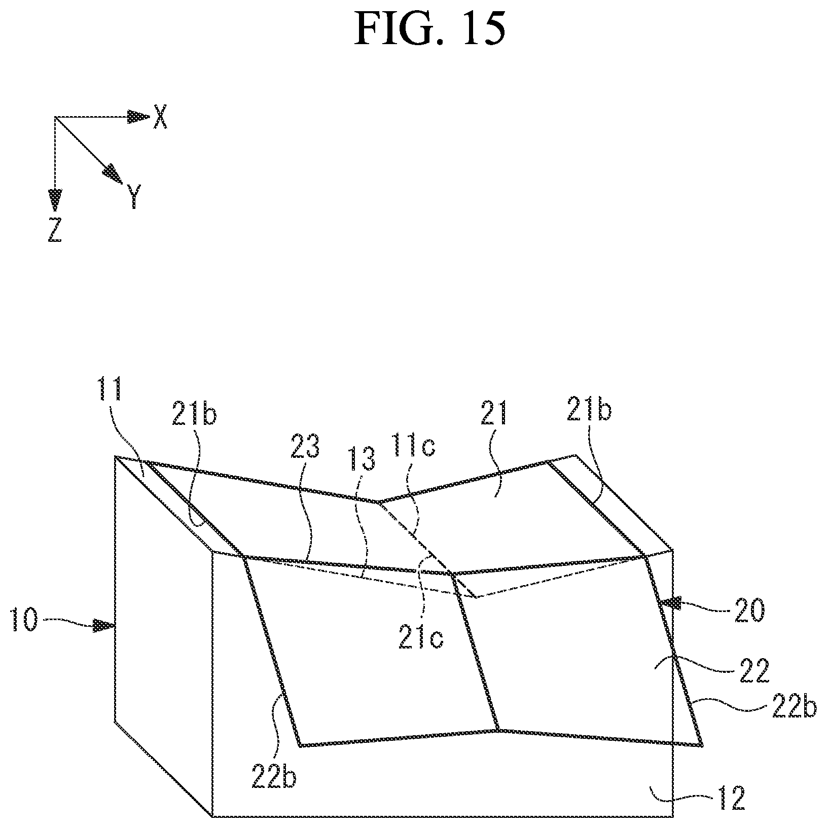 Patent US12318992 Figure 15 – Laminated body and forming method