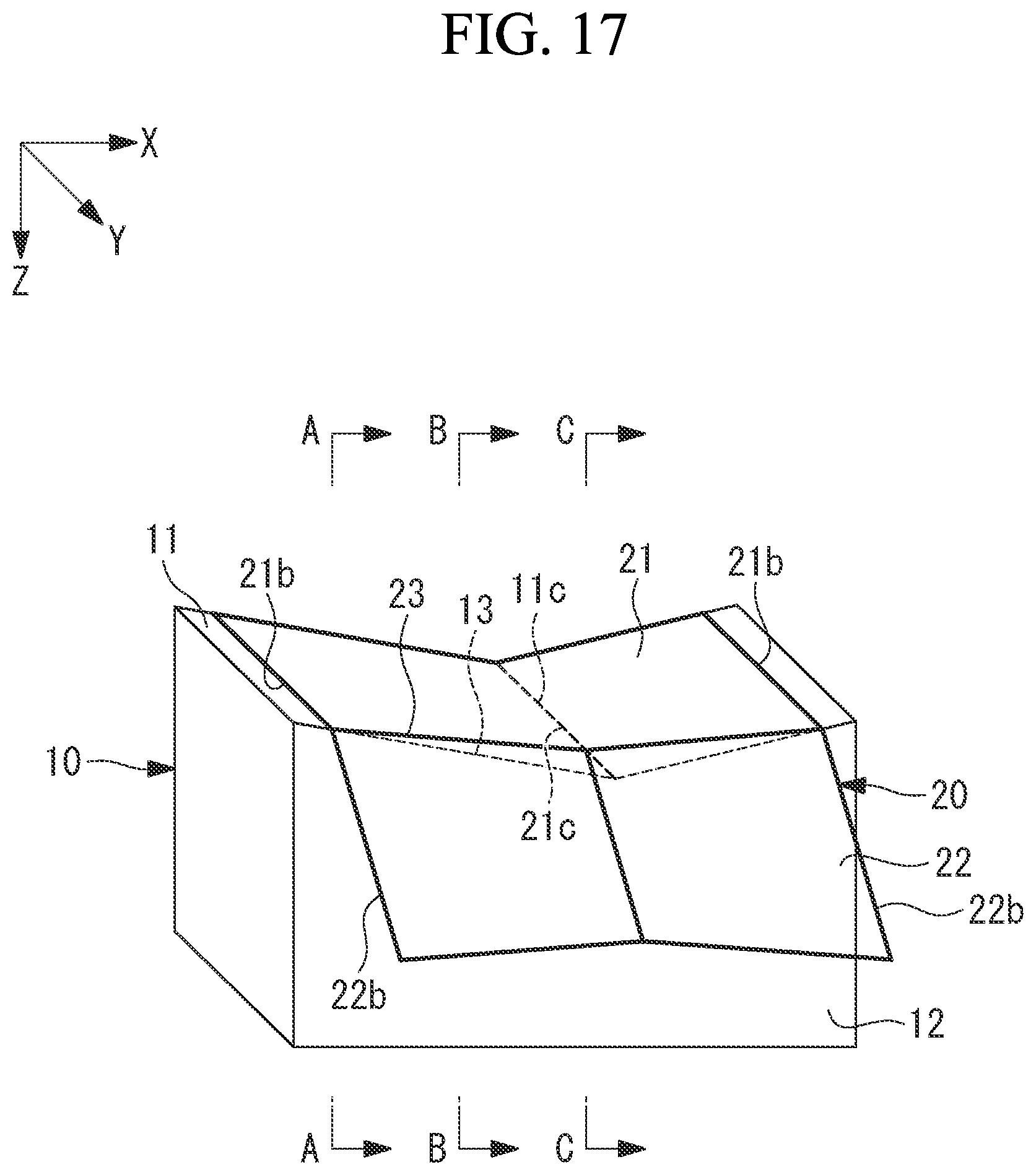Patent US12318992 Figure 17 – Laminated body and forming method