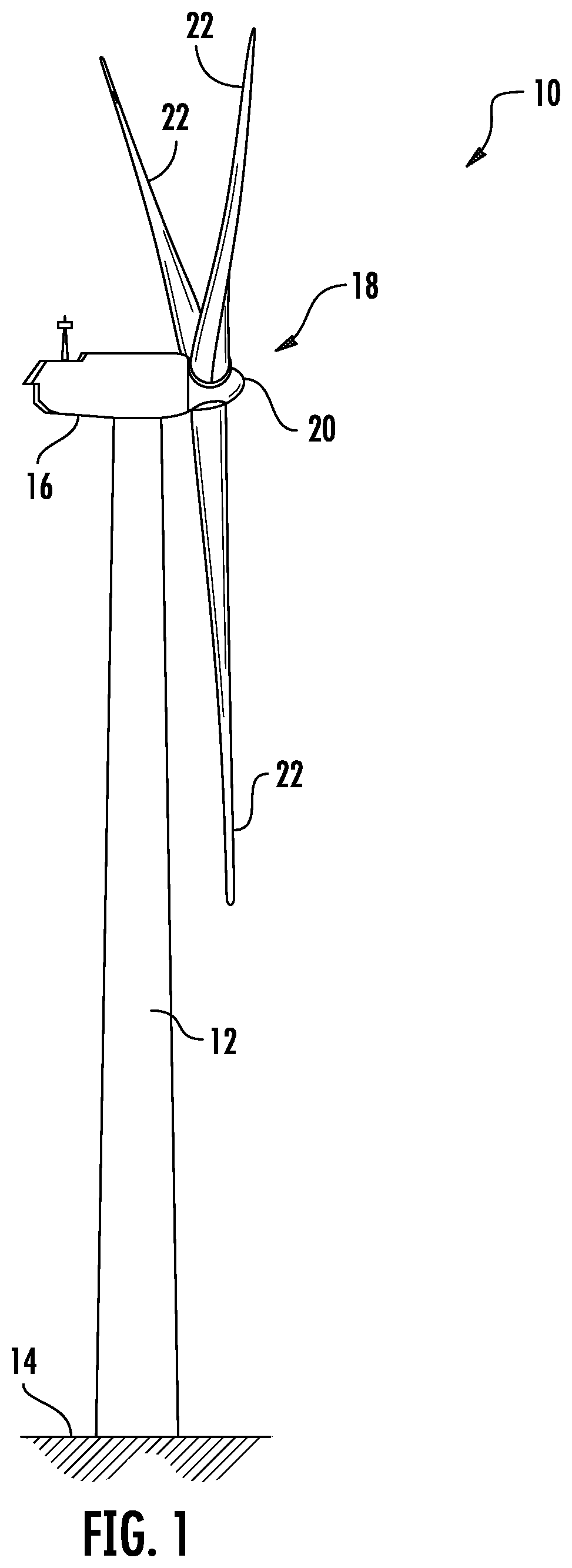 Patent US12319001 Figure 1 – Methods of additively manufacturing tower structures with coiled polymer reinforcement members