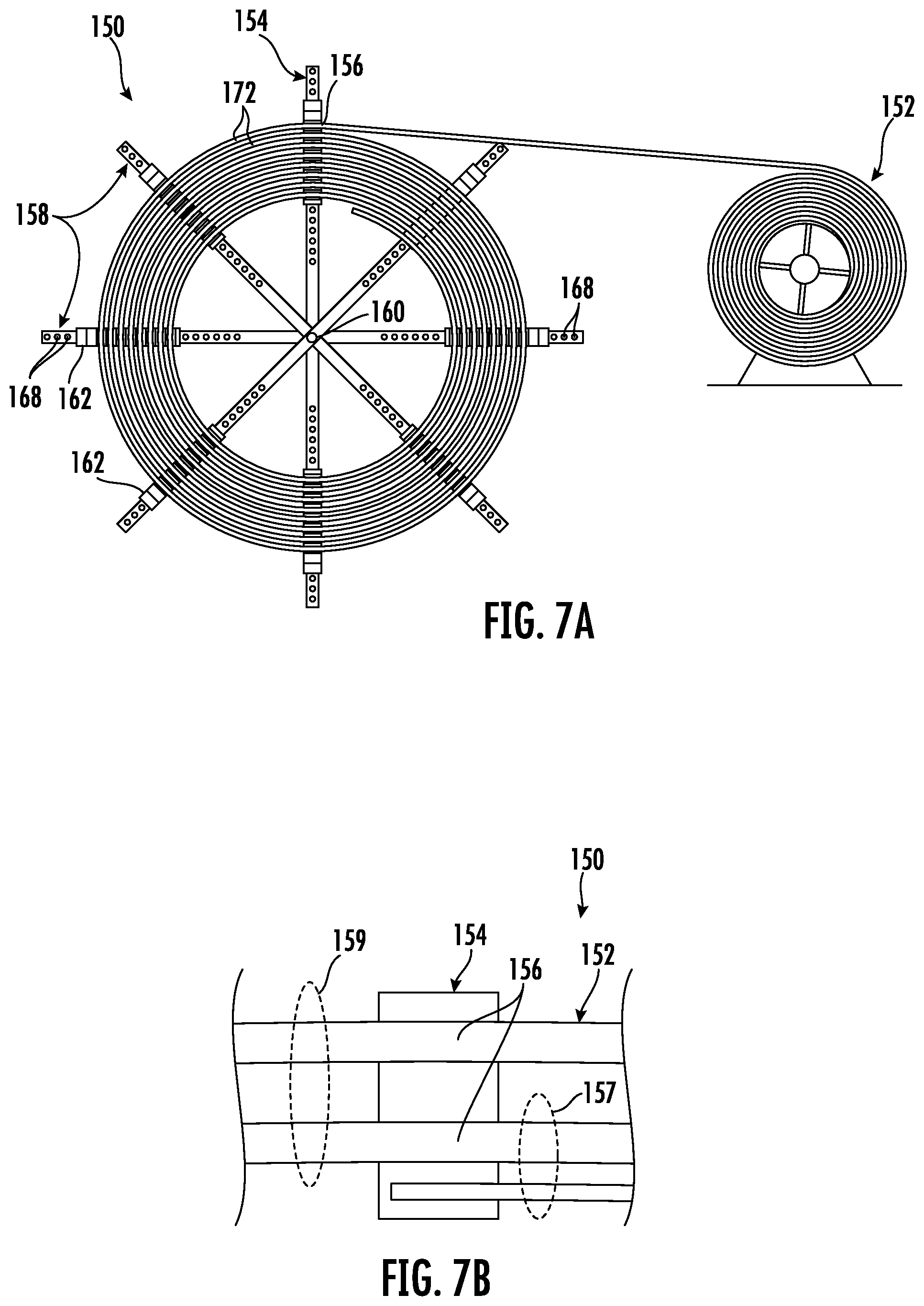 Patent US12319001 Figure 7 – Methods of additively manufacturing tower structures with coiled polymer reinforcement members