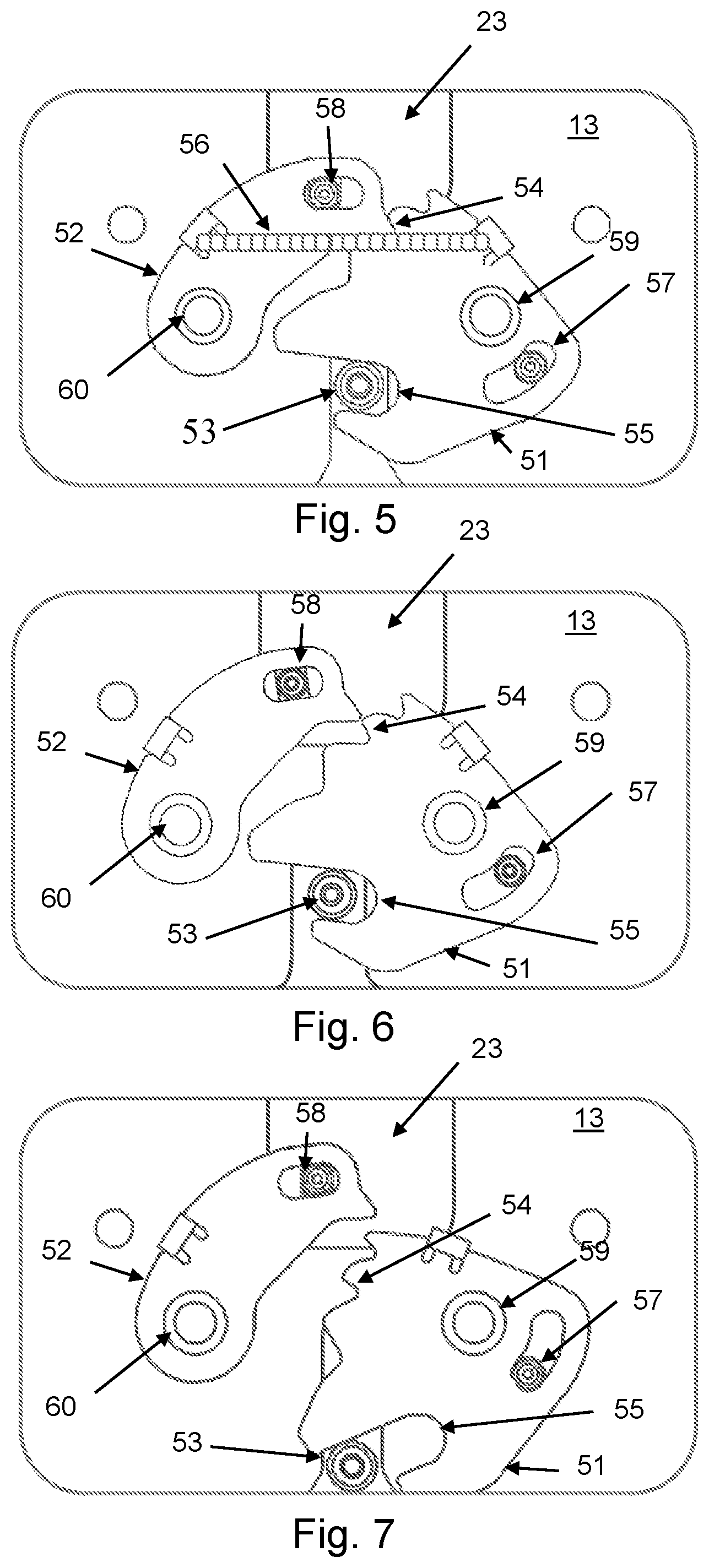 Patent US12319003 Figure 5 – Cooling unit with a self-locking latch mechanism