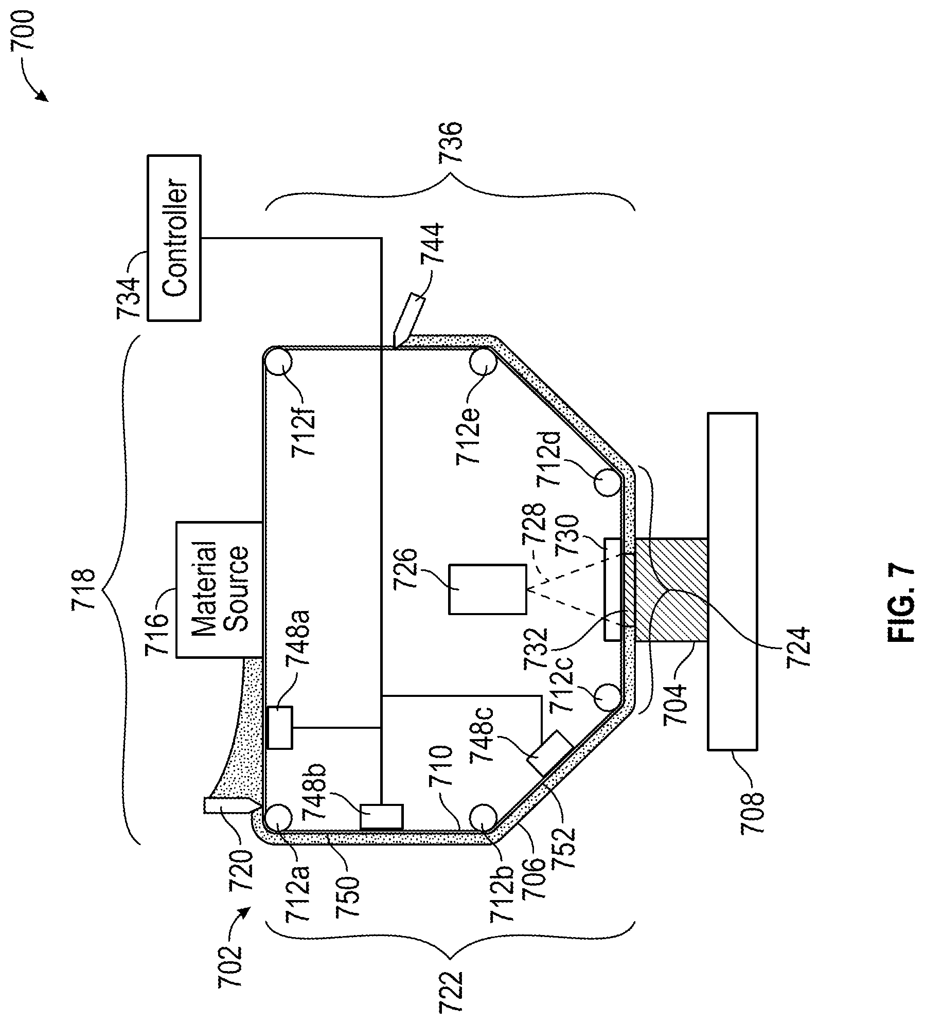 Patent US12319006 Figure 8 – Control systems for additive manufacturing and associated methods