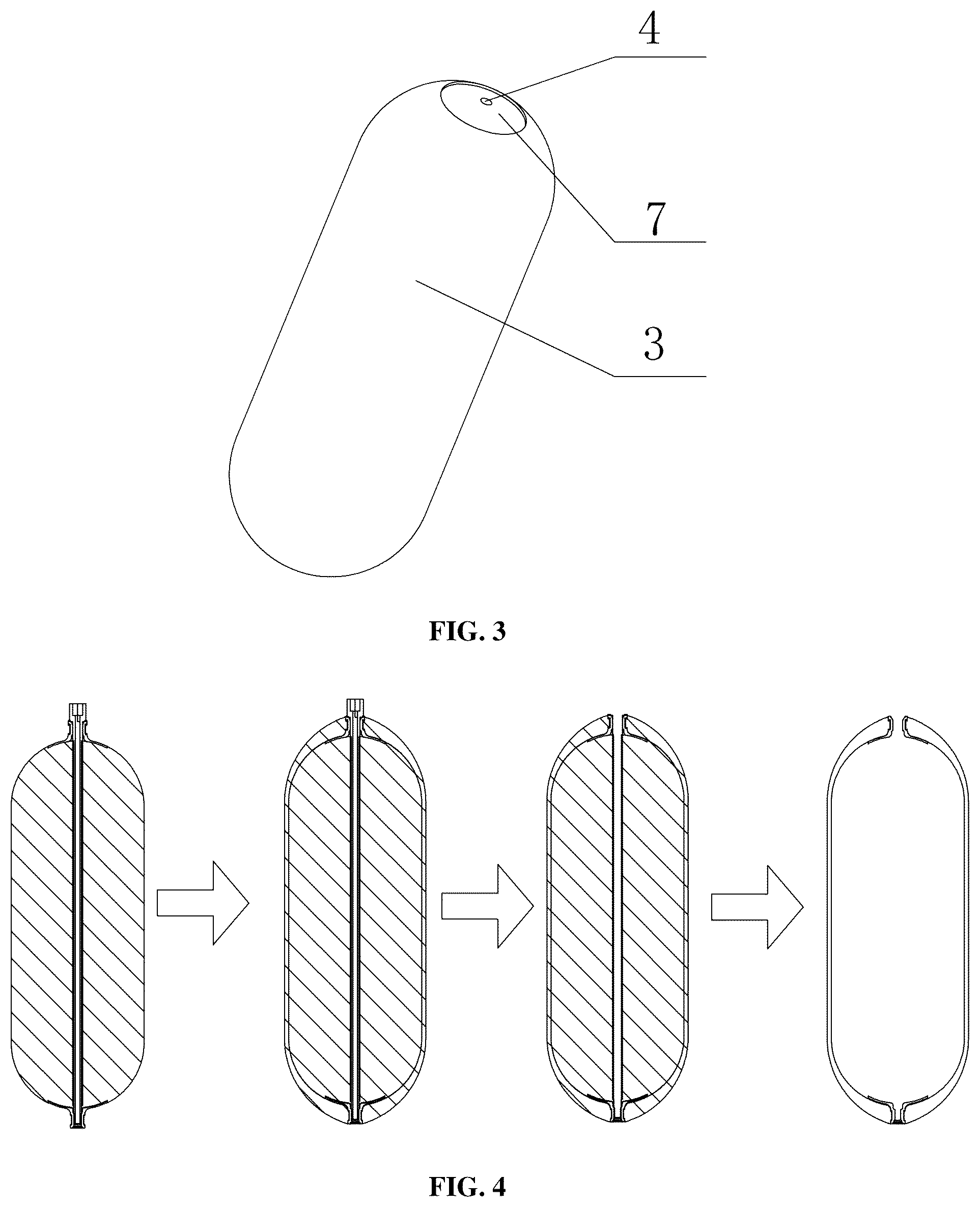Patent US12319013 Figure 3 – Method for preparing high-pressure gas storage tank without liner