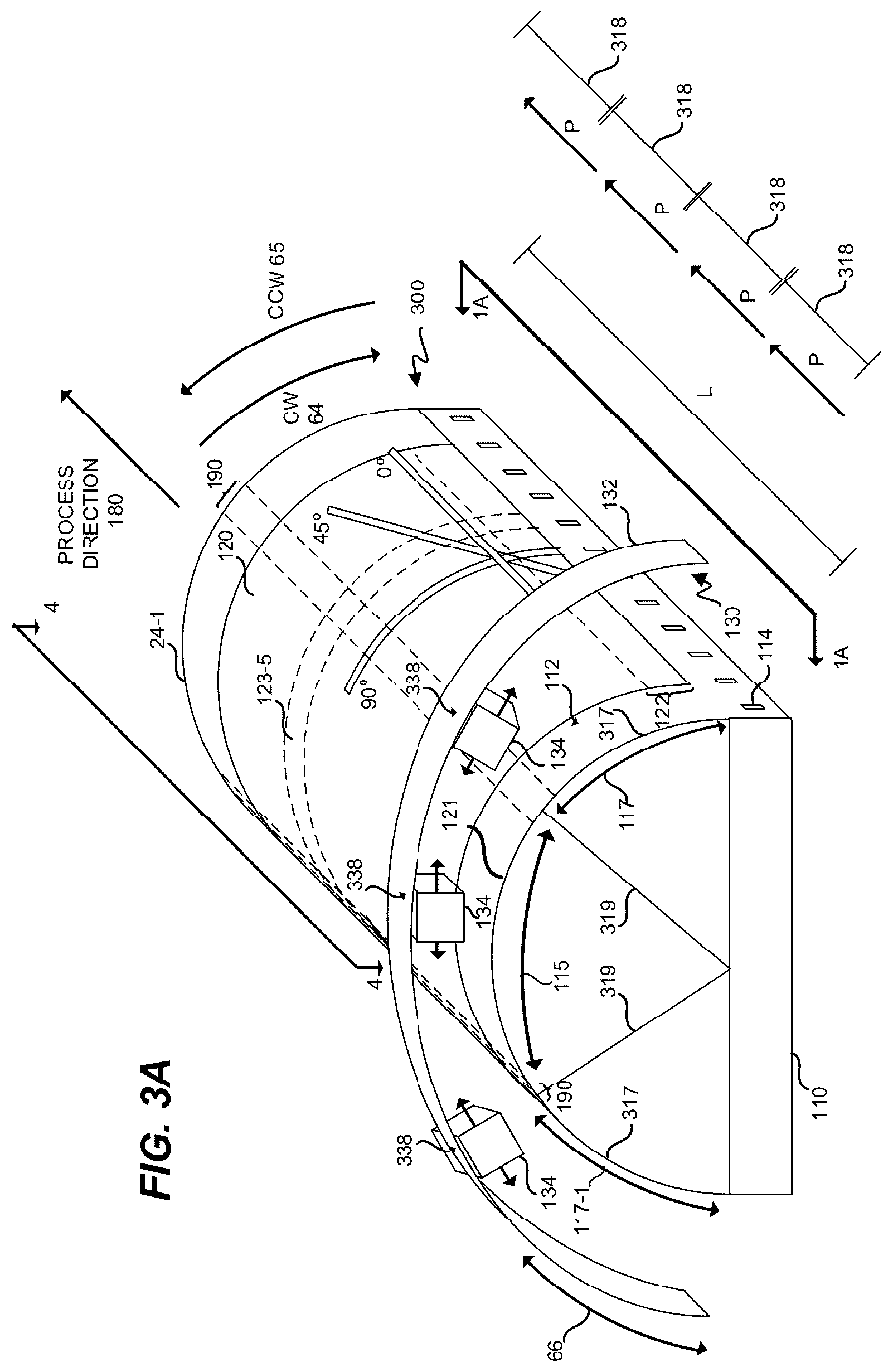 Patent US12319015 Figure 8 – Zonal lamination for composite parts in a moving line