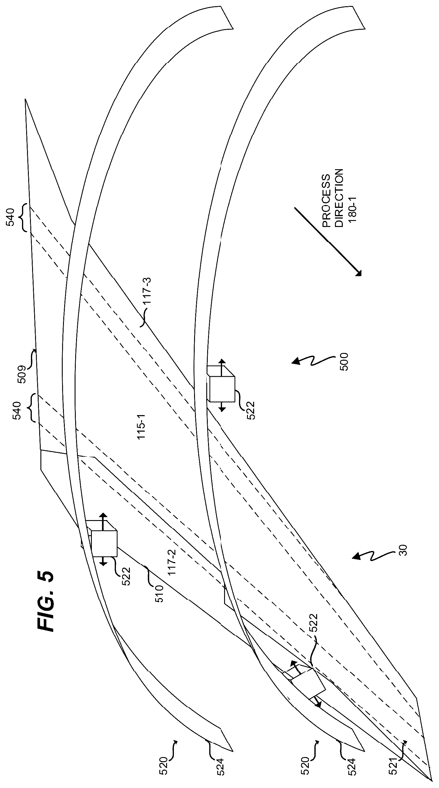 Patent US12319015 Figure 12 – Zonal lamination for composite parts in a moving line