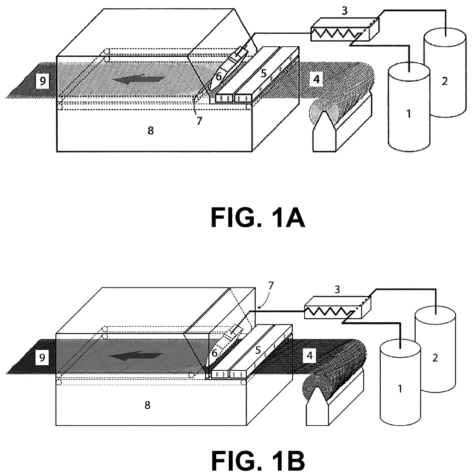 Patent US12319016 Figure 1 – System for producing a fully impregnated thermoplastic prepreg