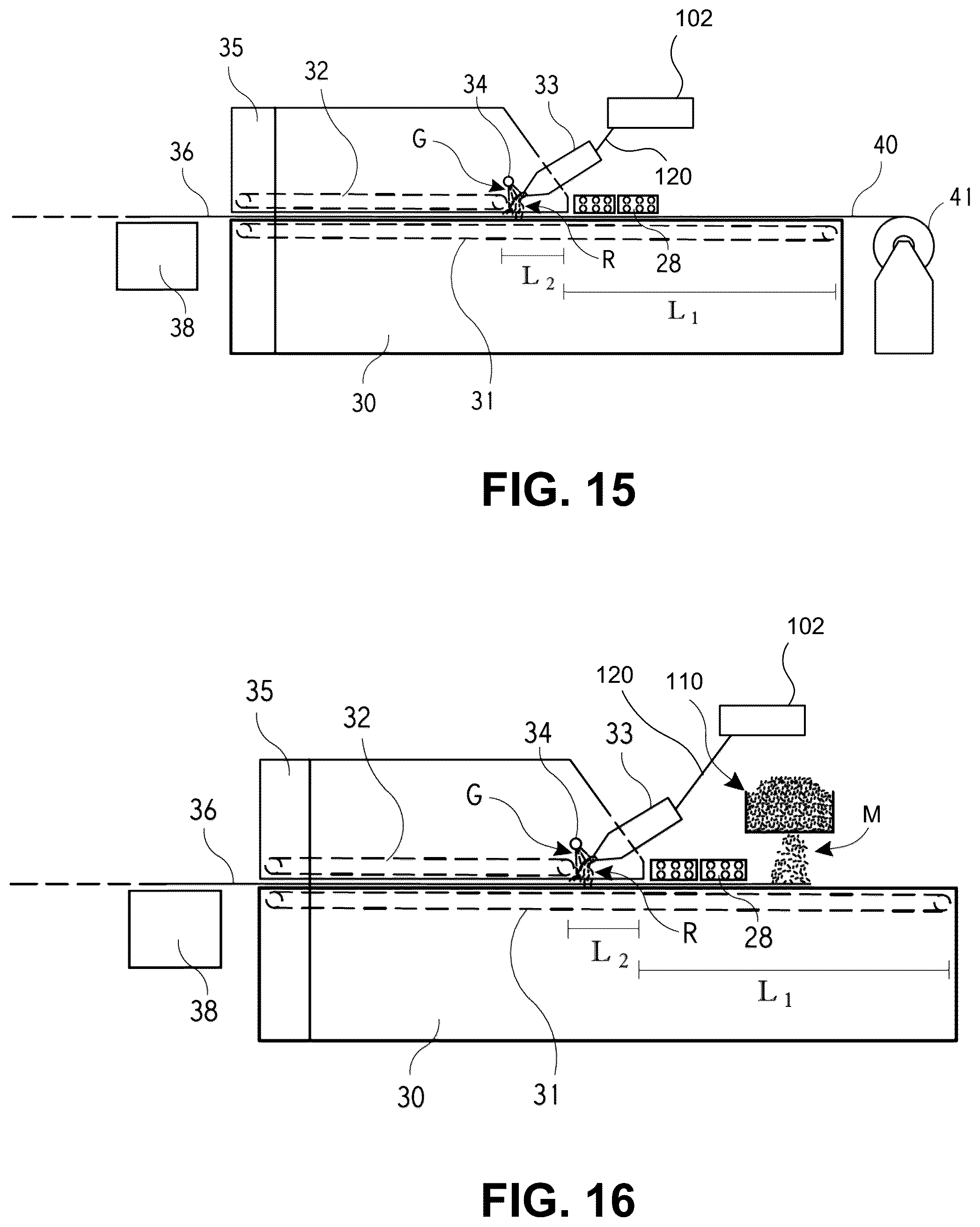Patent US12319016 Figure 11 – System for producing a fully impregnated thermoplastic prepreg