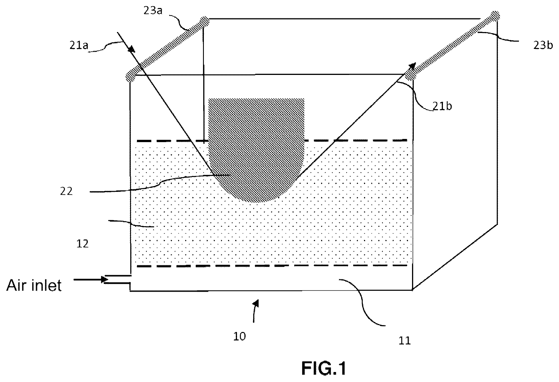 Patent US12319018 Figure 1 – Fibrous material impregnated with thermoplastic polymer having a thickness of less than or equal to 100MM and method for the production thereof