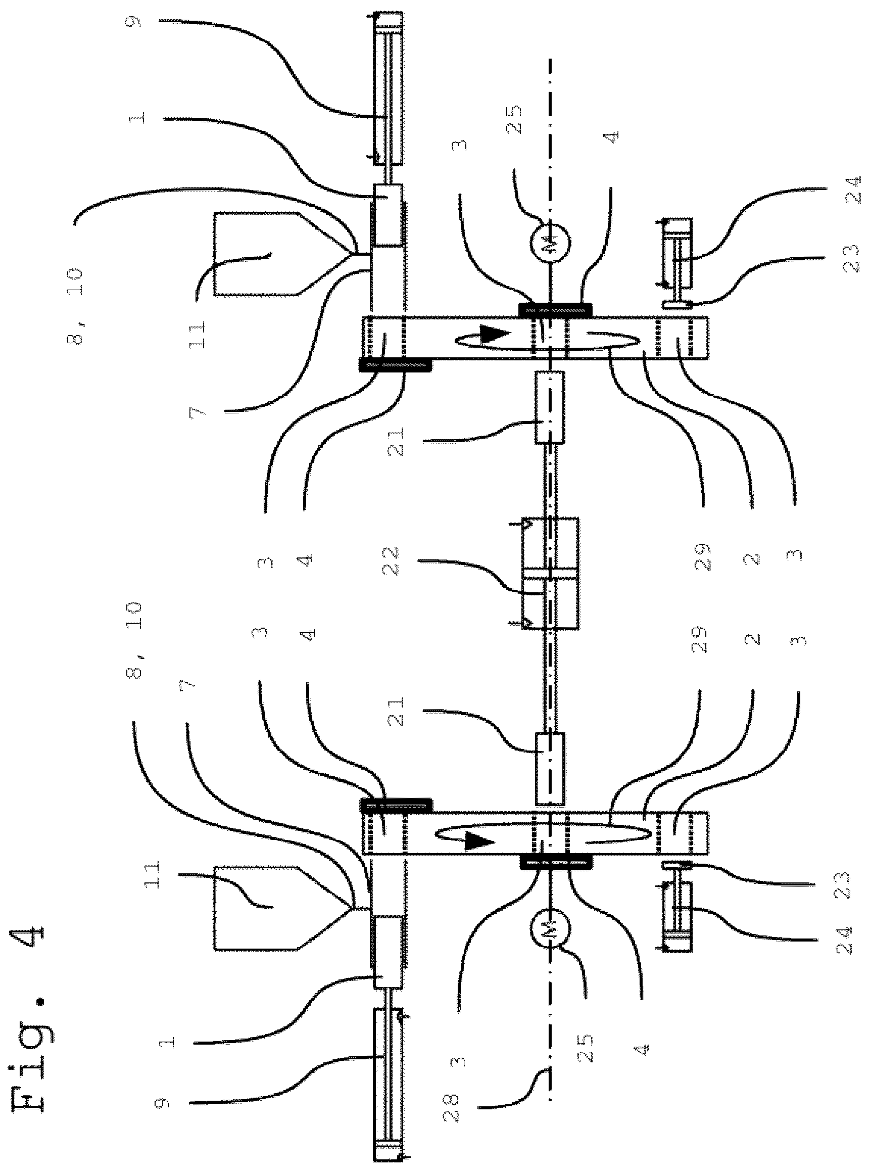 Patent US12319021 Figure 4 – Method for producing pressed products and assembly for producing pressed products