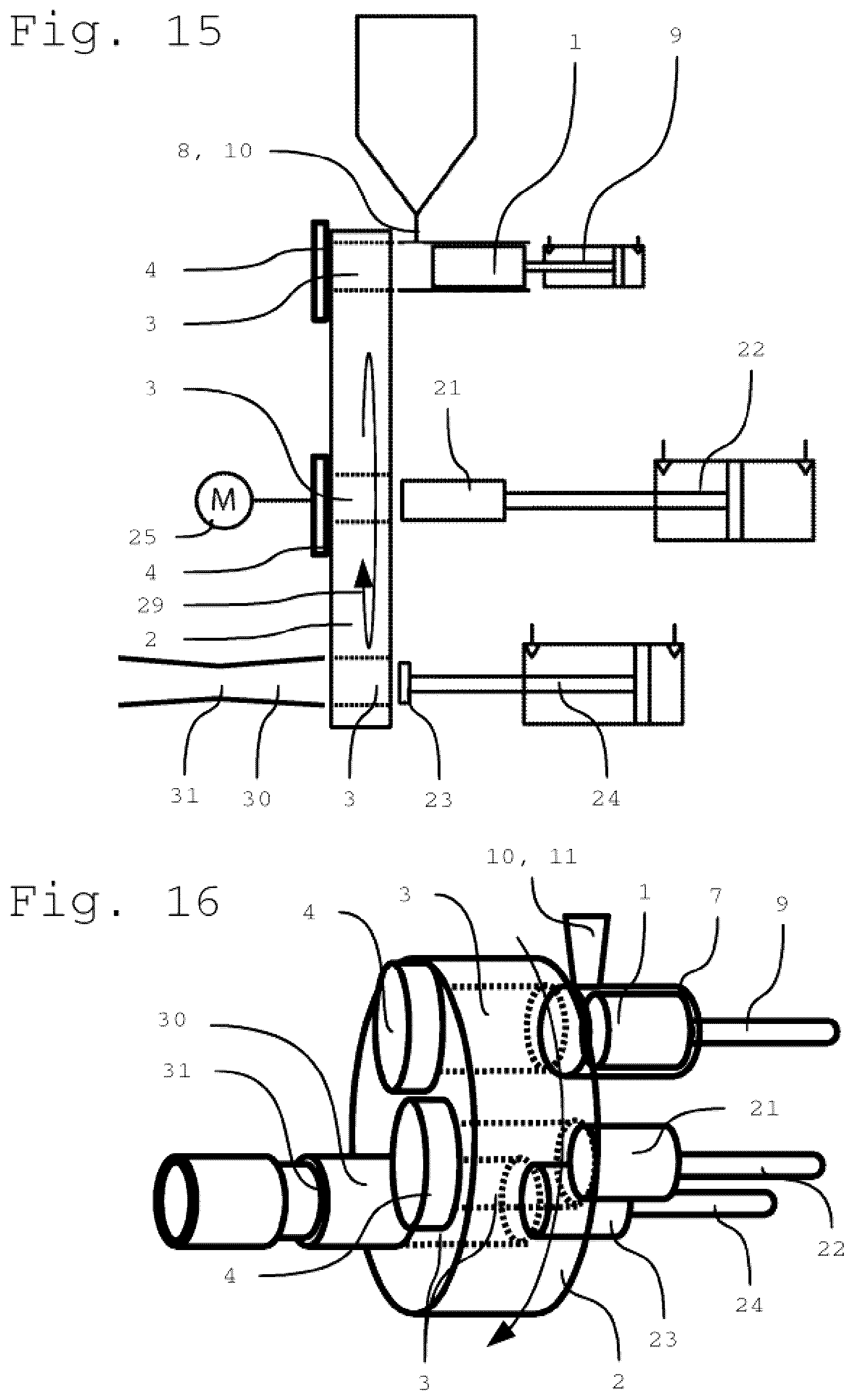 Patent US12319021 Figure 10 – Method for producing pressed products and assembly for producing pressed products