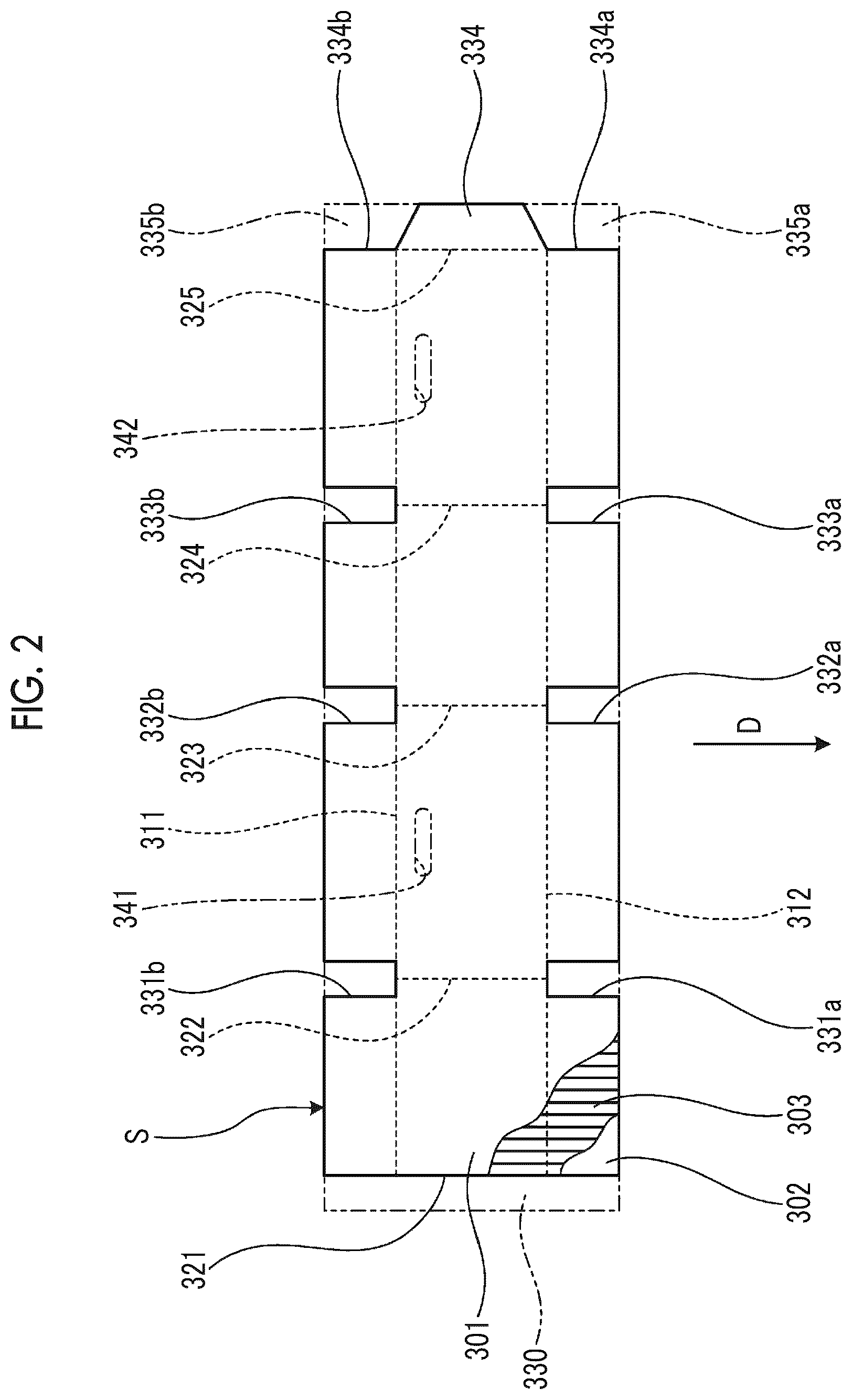 Patent US12319023 Figure 2 – Slitter device, slitter-head positioning method, and box making machine