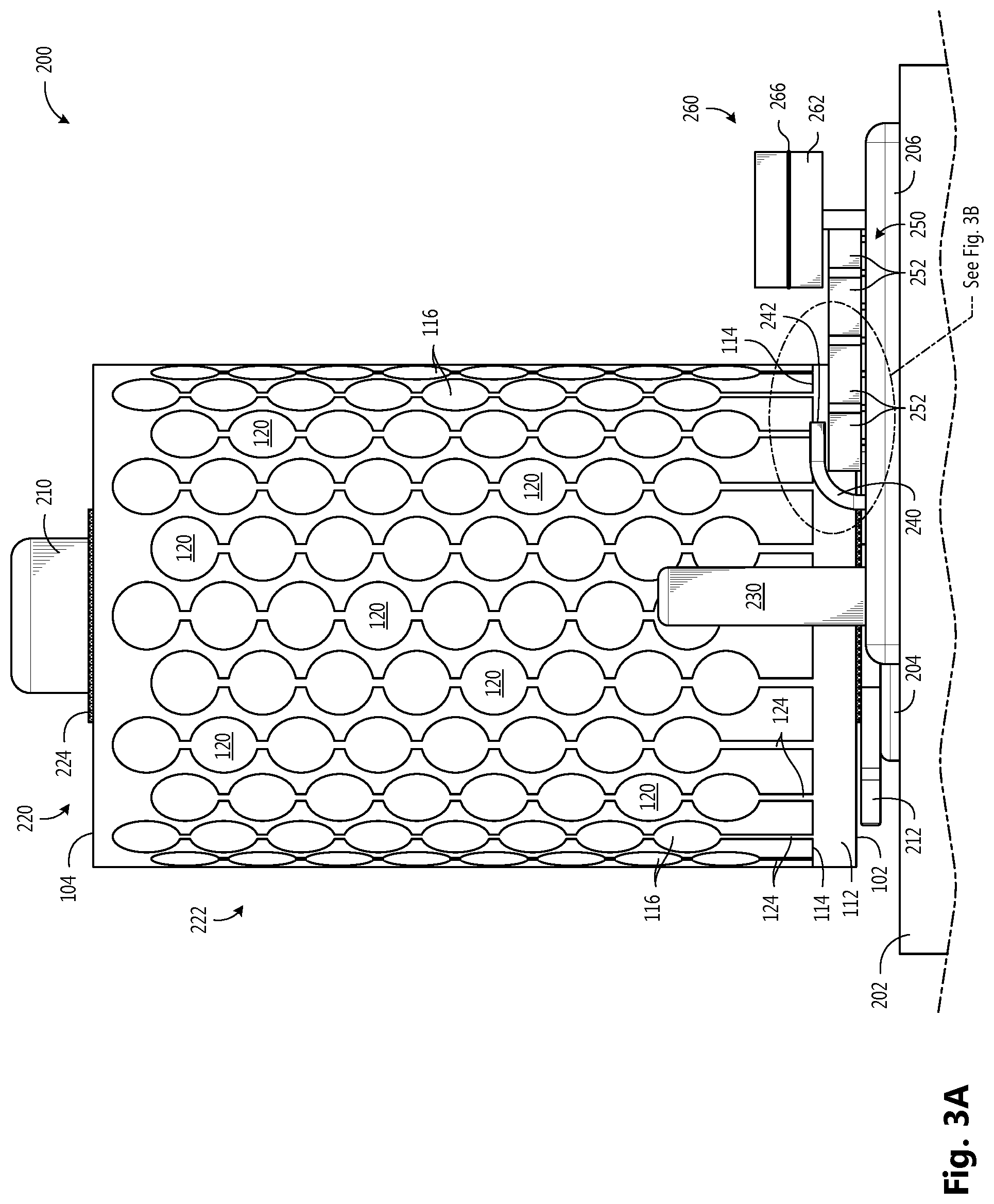 Patent US12319025 Figure 3 – Passive tracking for inflatable webs along inflation nozzle