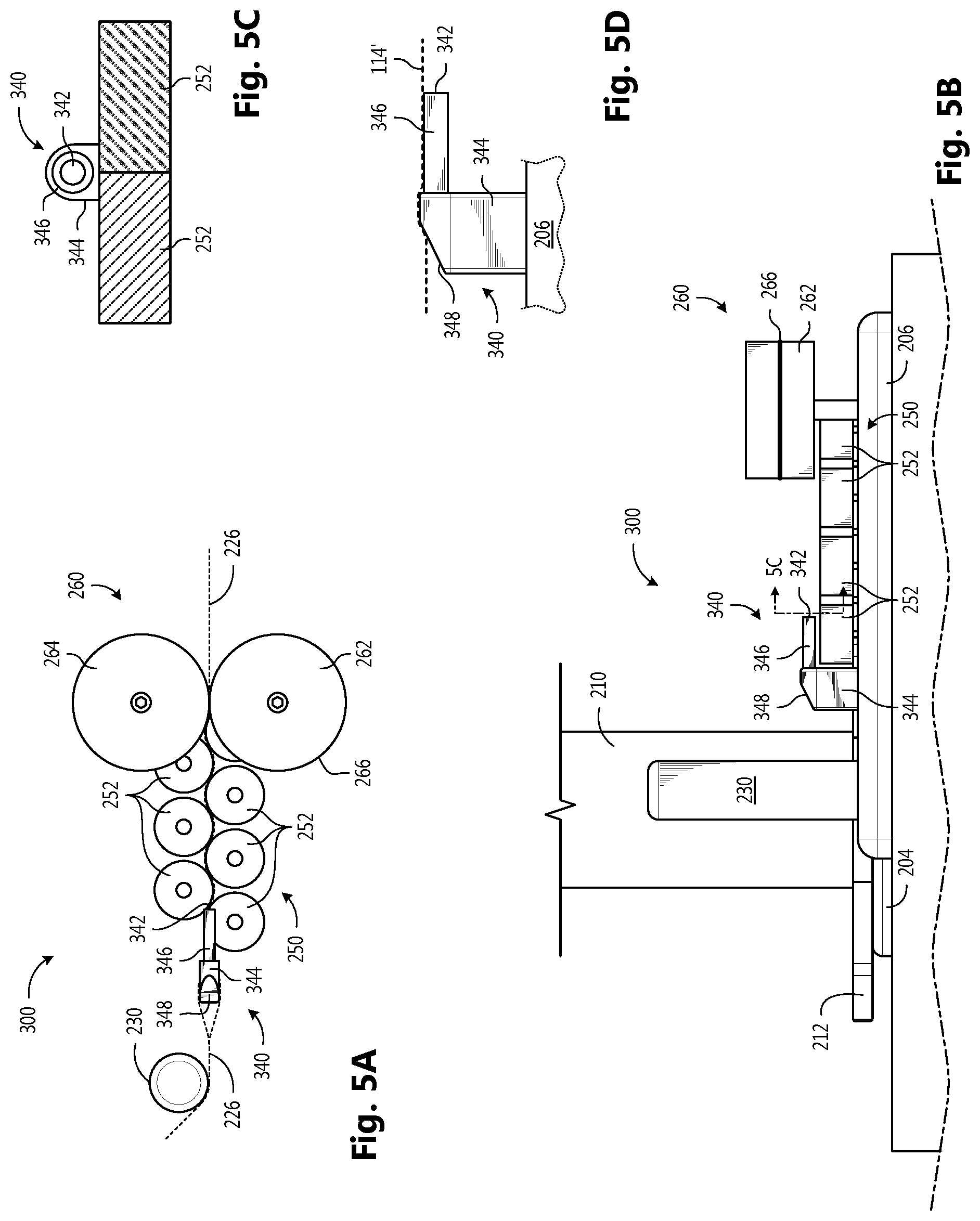Patent US12319025 Figure 6 – Passive tracking for inflatable webs along inflation nozzle