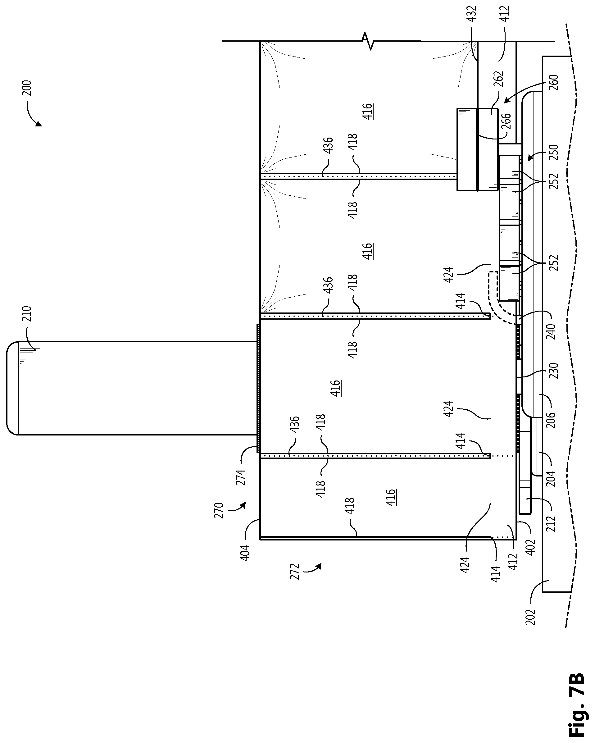 Patent US12319025 Figure 9 – Passive tracking for inflatable webs along inflation nozzle