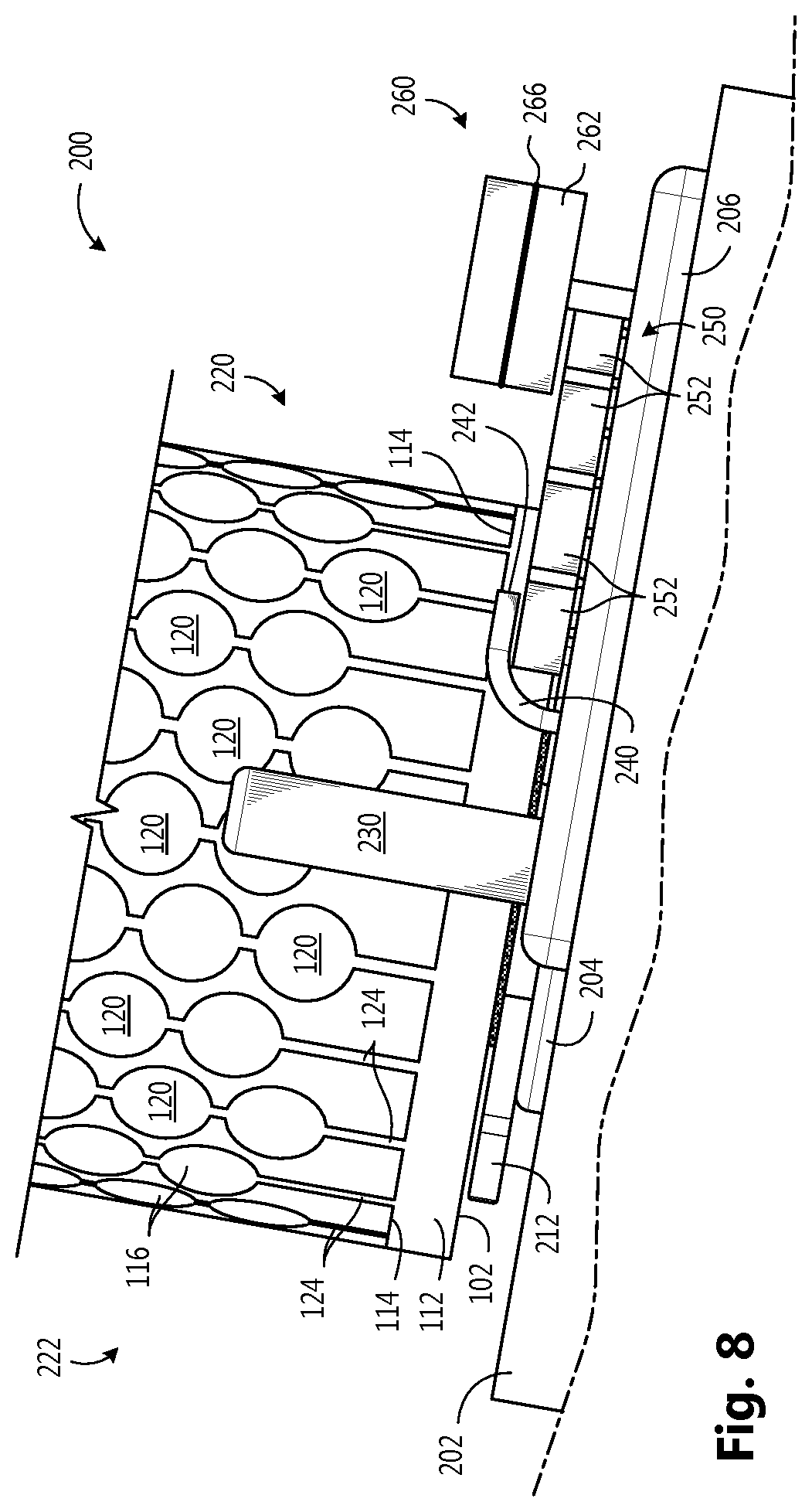 Patent US12319025 Figure 10 – Passive tracking for inflatable webs along inflation nozzle