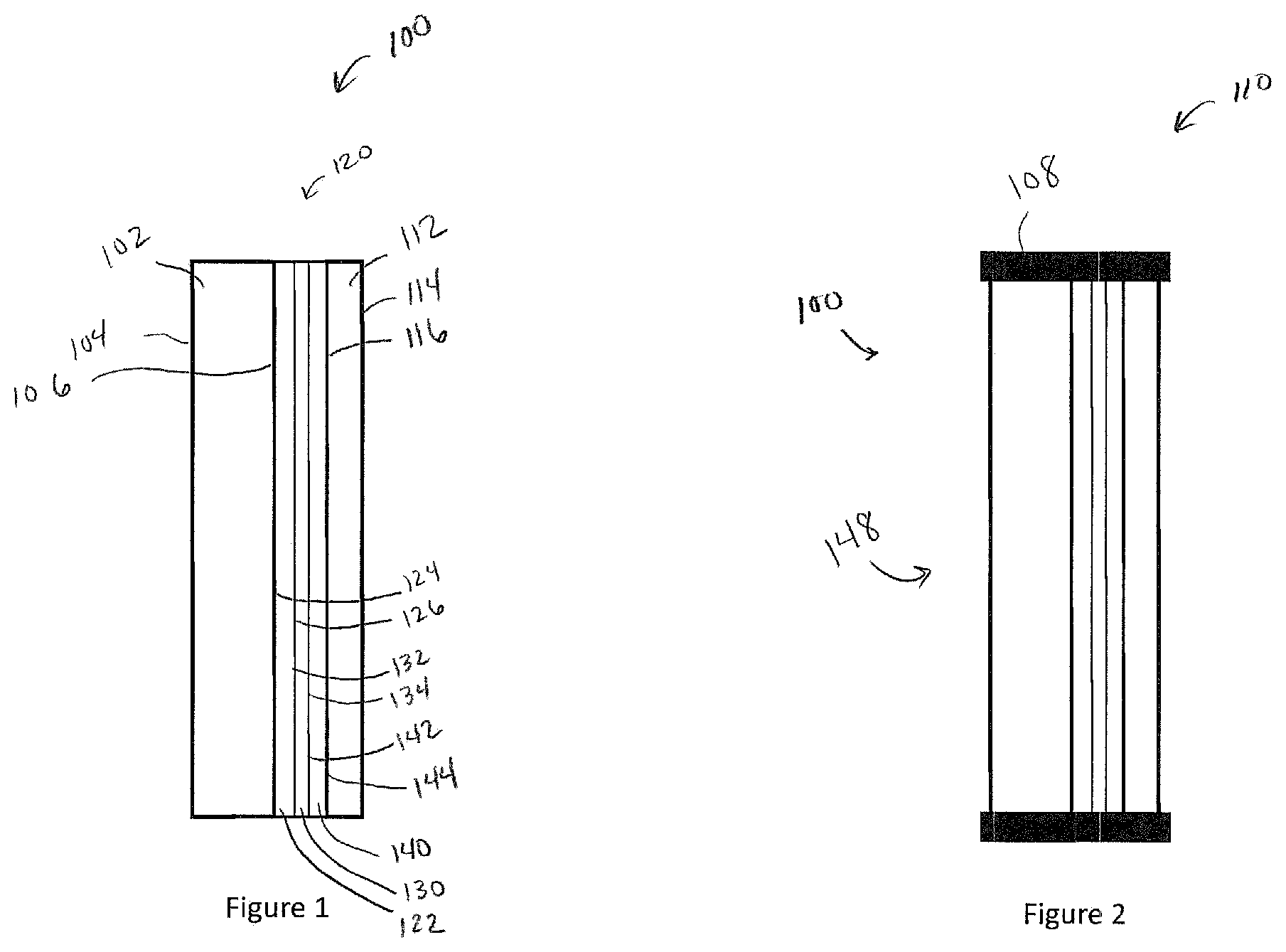 Patent US12319030 Figure 1 – Asymmetrical glass laminates having composite interlayer and related methods