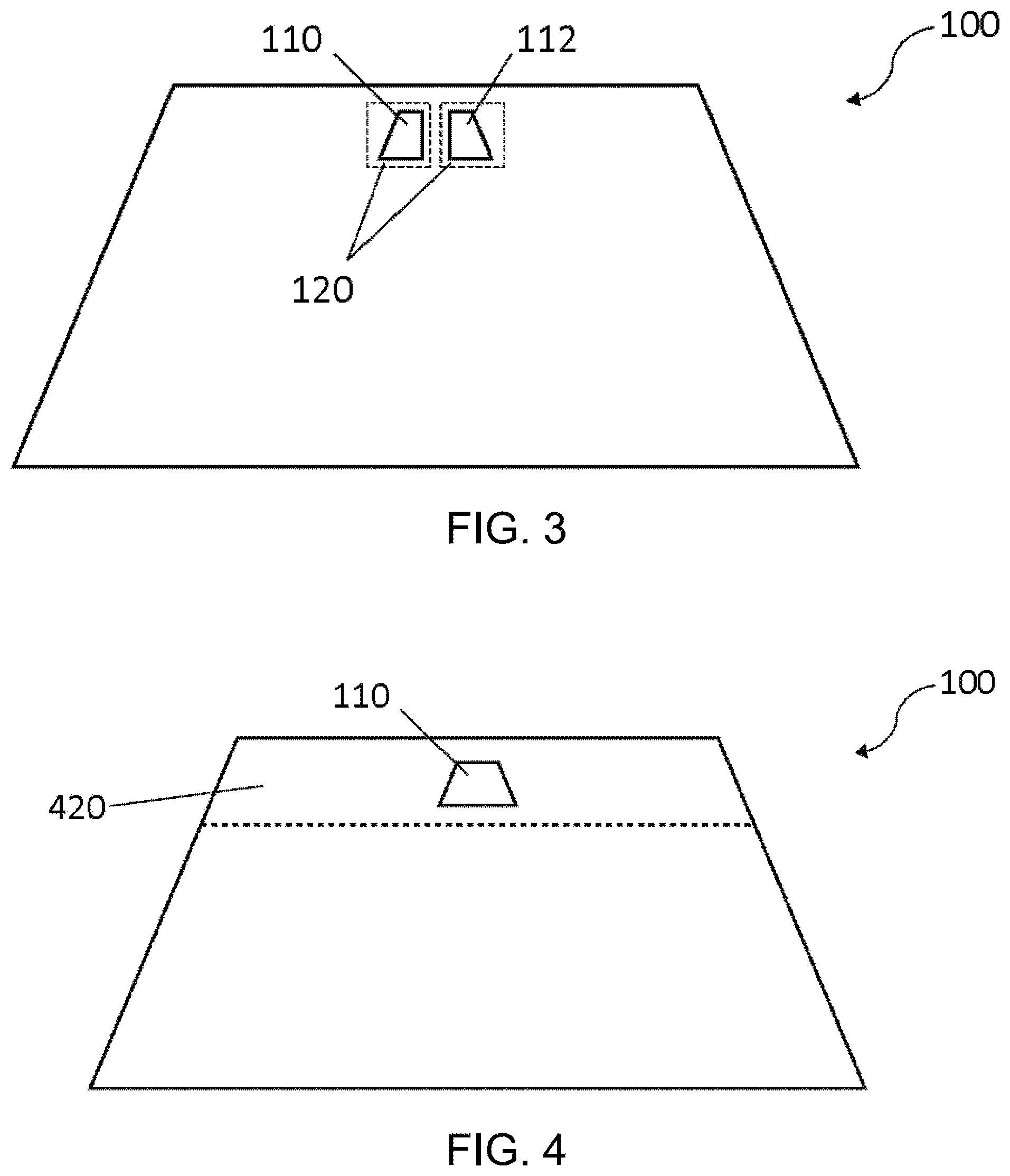 Patent US12319032 Figure 2 – Laminated glazing having an information acquisition system viewing area