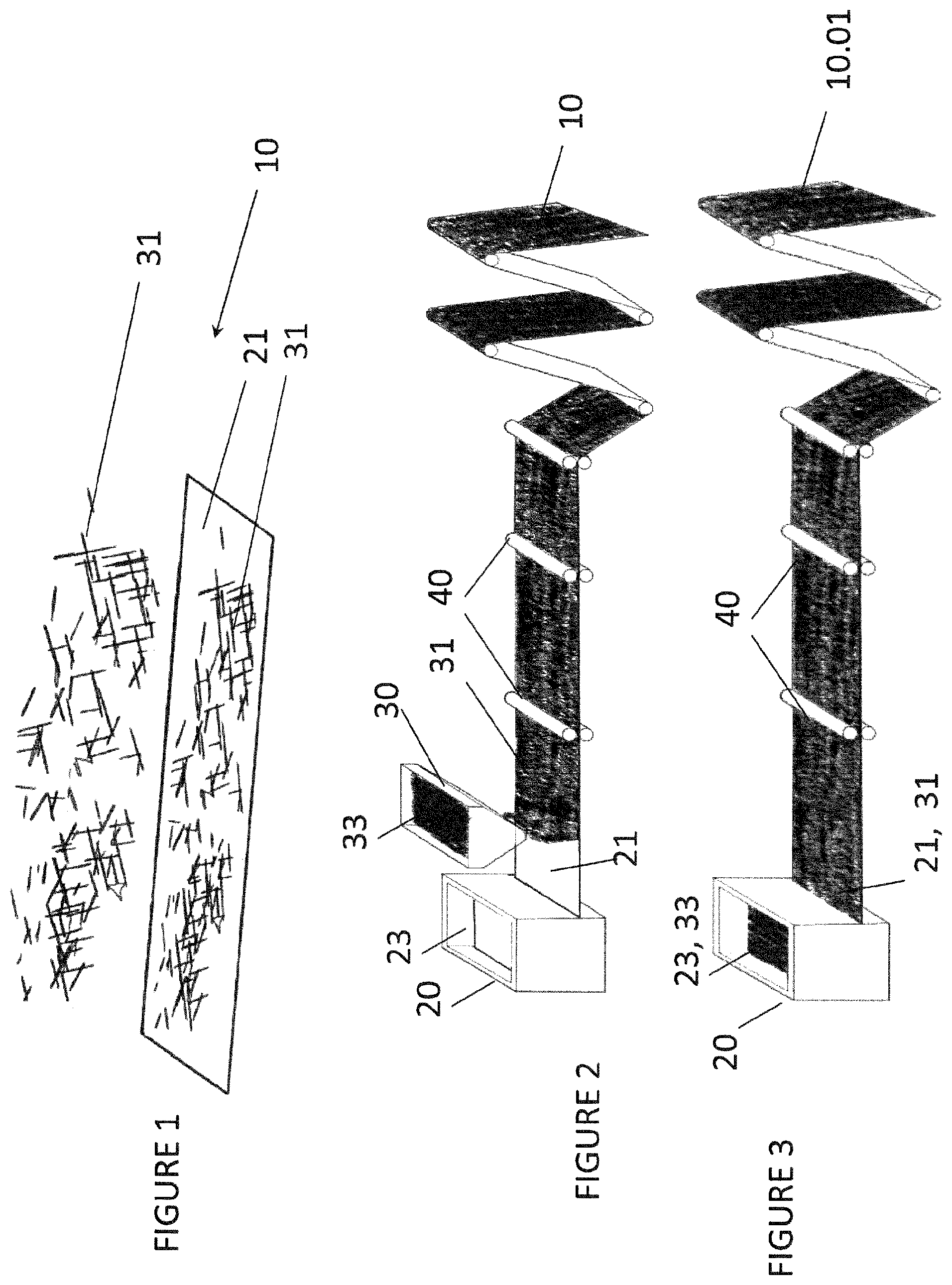 Patent US12319039 Figure 1 – Material, a layered or laminated material, formwork and or construction element