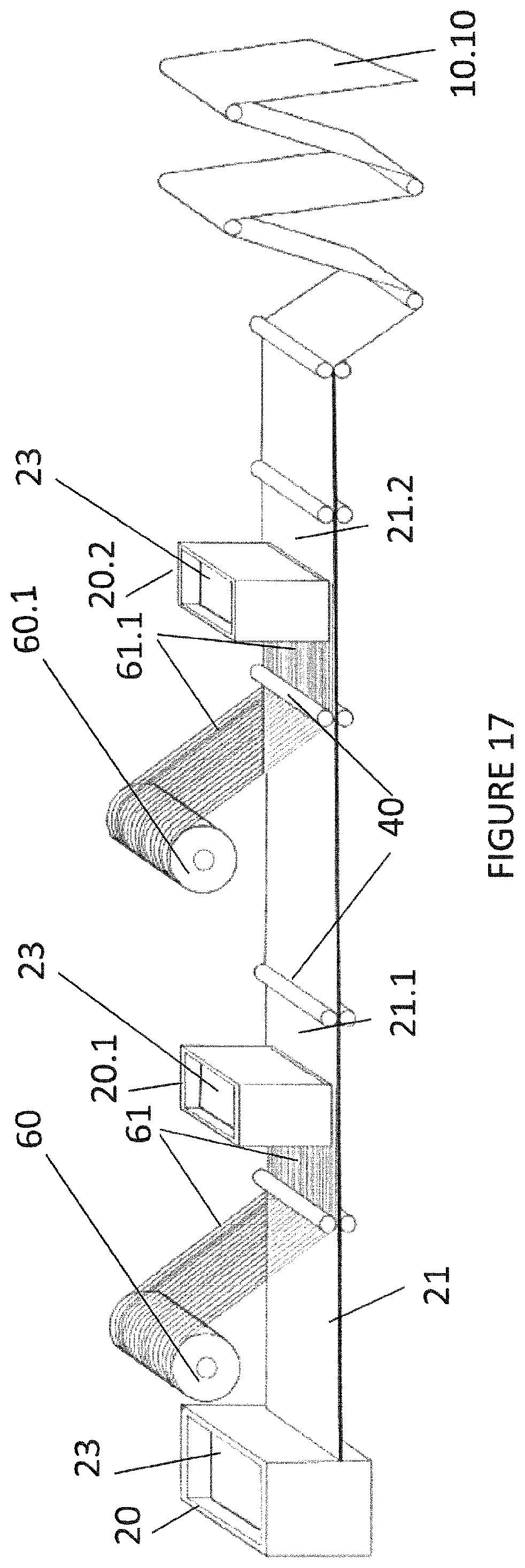 Patent US12319039 Figure 9 – Material, a layered or laminated material, formwork and or construction element