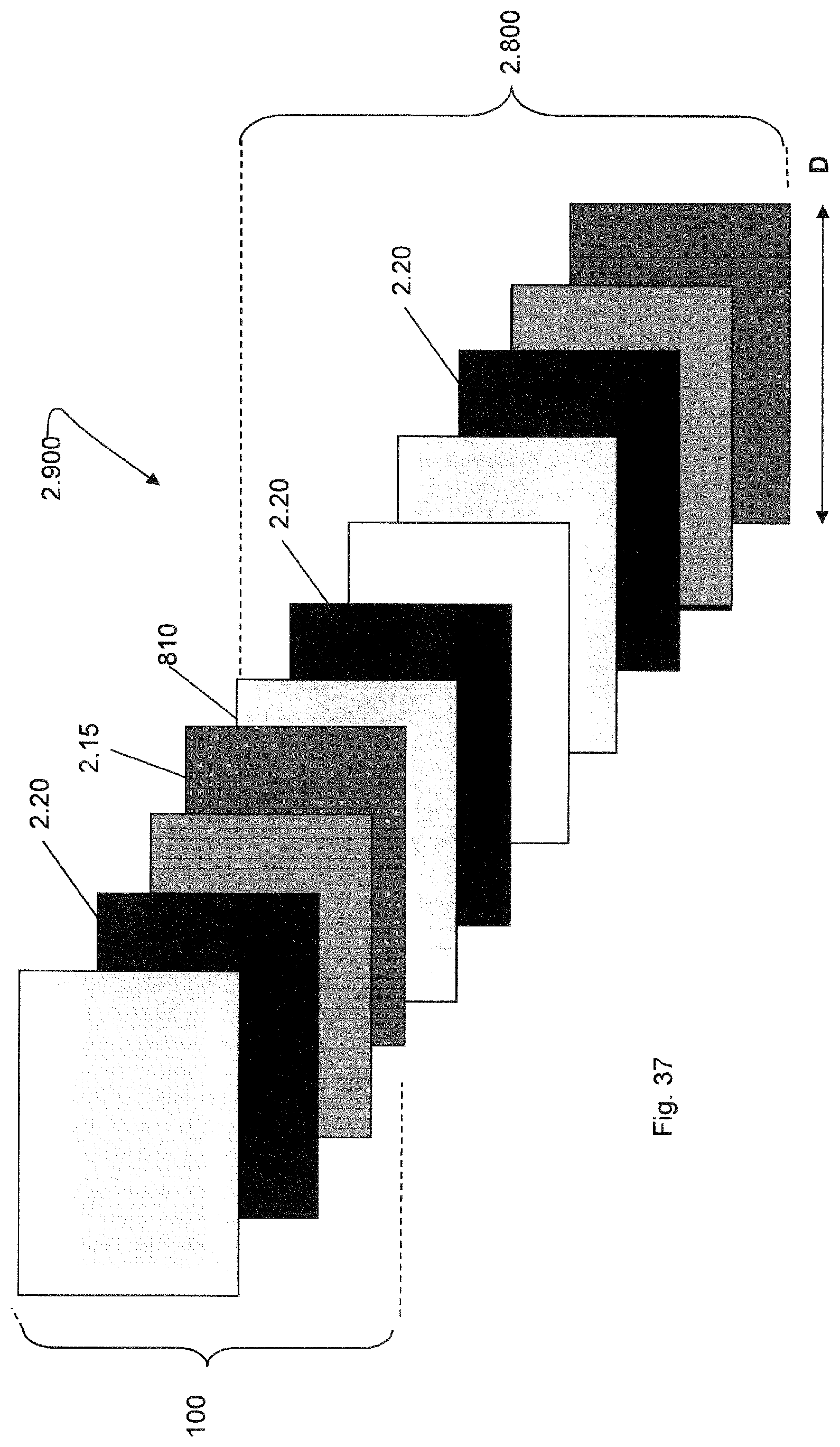 Patent US12319039 Figure 19 – Material, a layered or laminated material, formwork and or construction element
