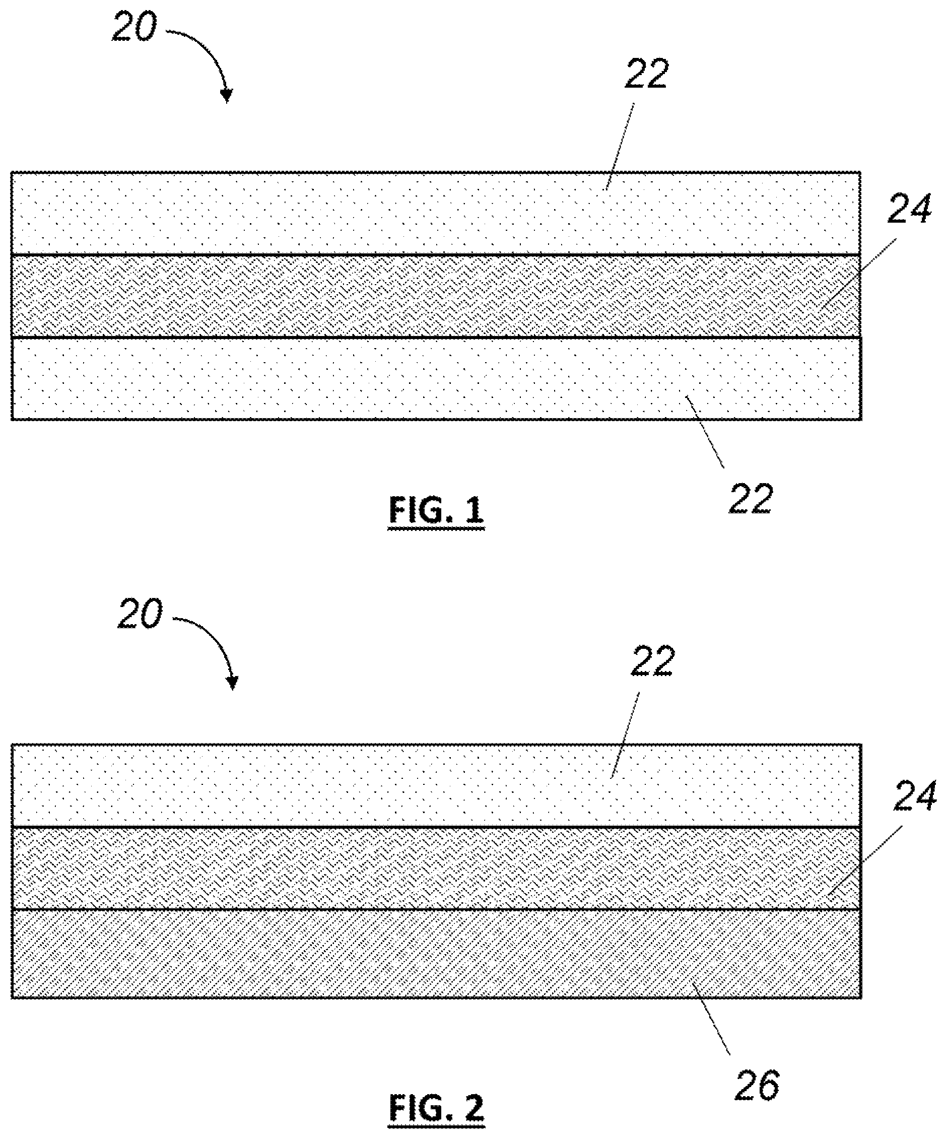 Patent US12319045 Figure 1 – Nonwoven composite for air flow applications