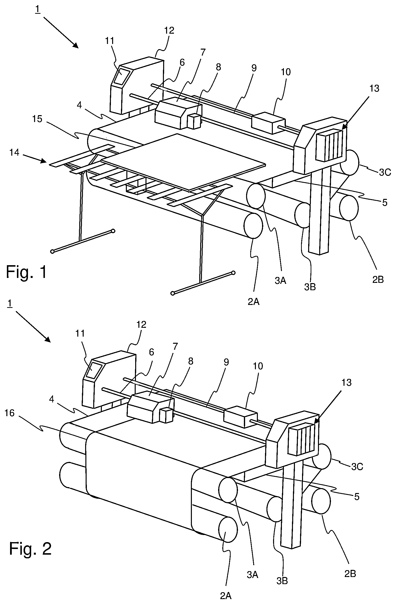 Patent US12319051 — Scanning inkjet printer with low friction transport belt — Figure 1