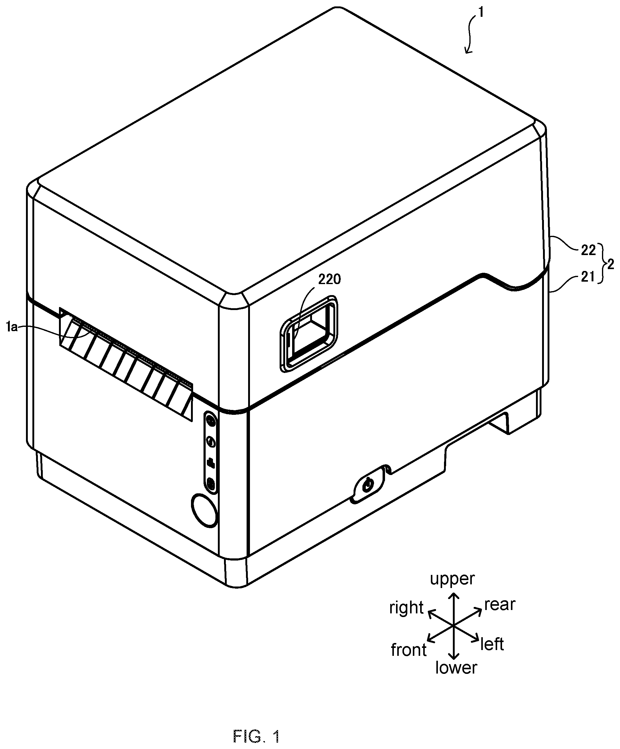 Patent US12319052 Figure 1 – Printer