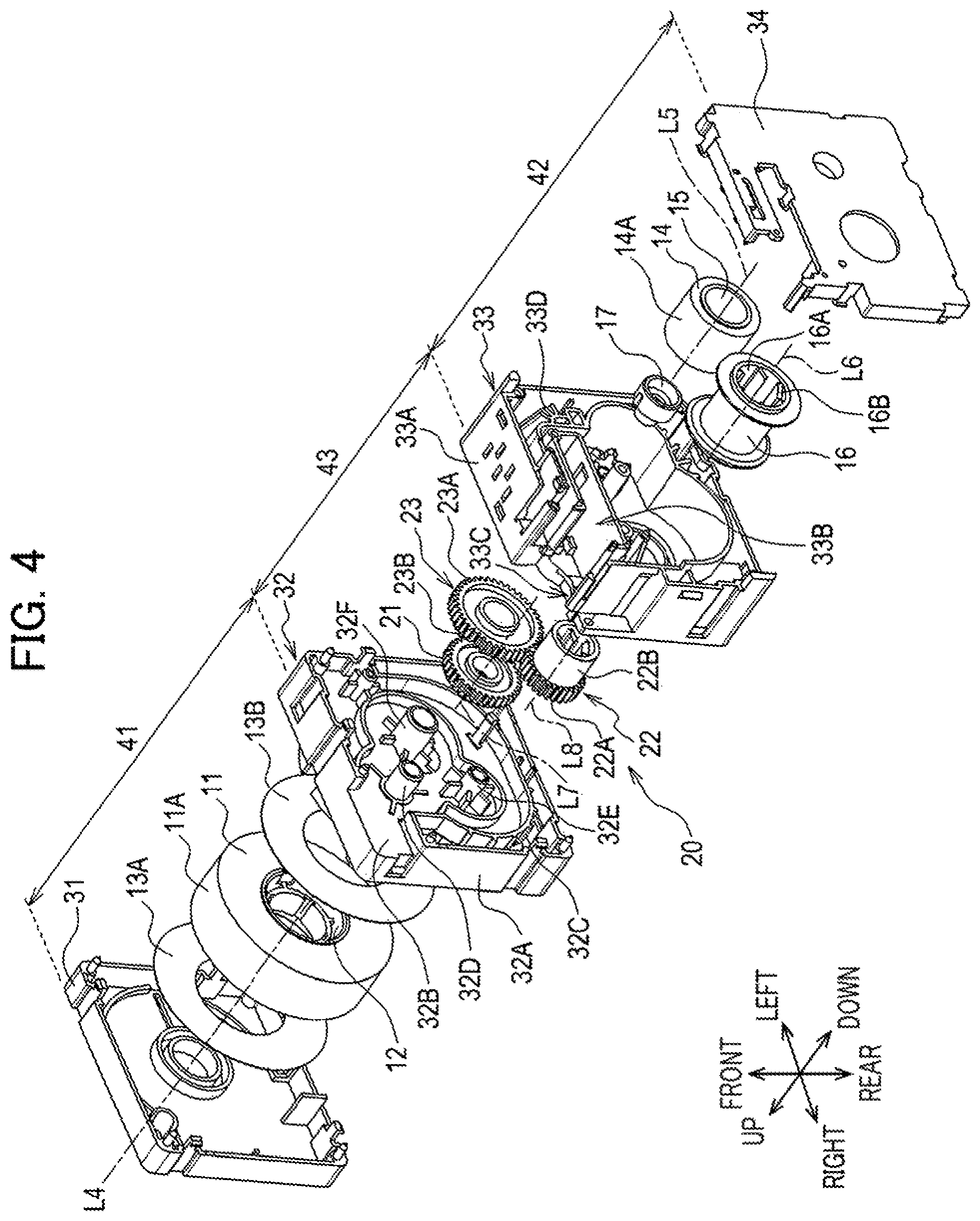 Patent US12319054 Figure 4 – Printing cassette including case housing therein printing tape, and label affixed to case and having RFID tag