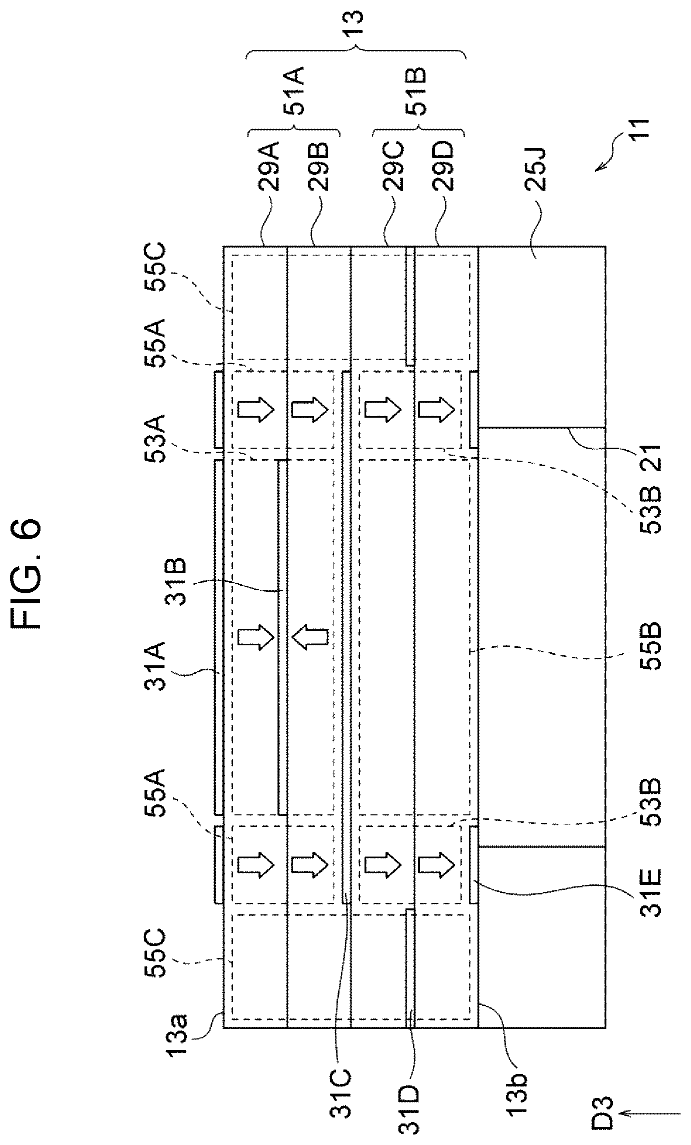 Patent US12319060 Figure 6 – Liquid ejection head and recording apparatus