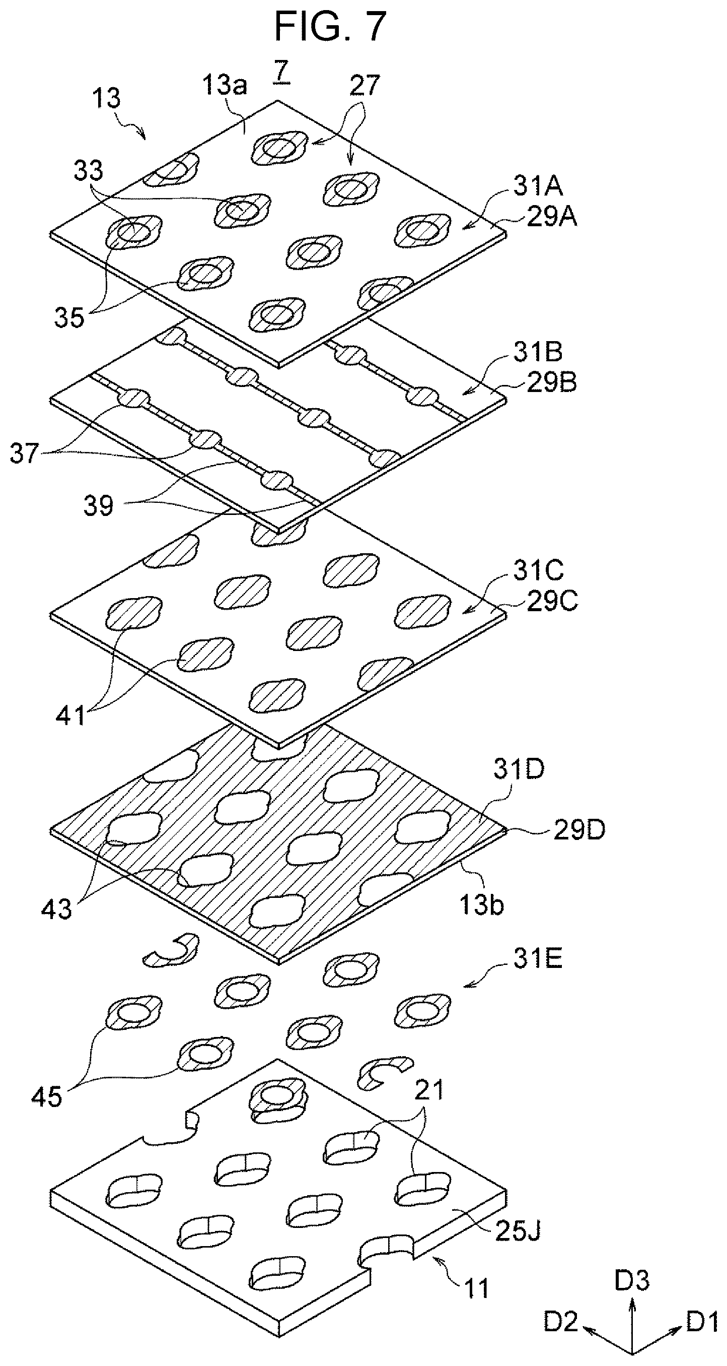 Patent US12319060 Figure 7 – Liquid ejection head and recording apparatus
