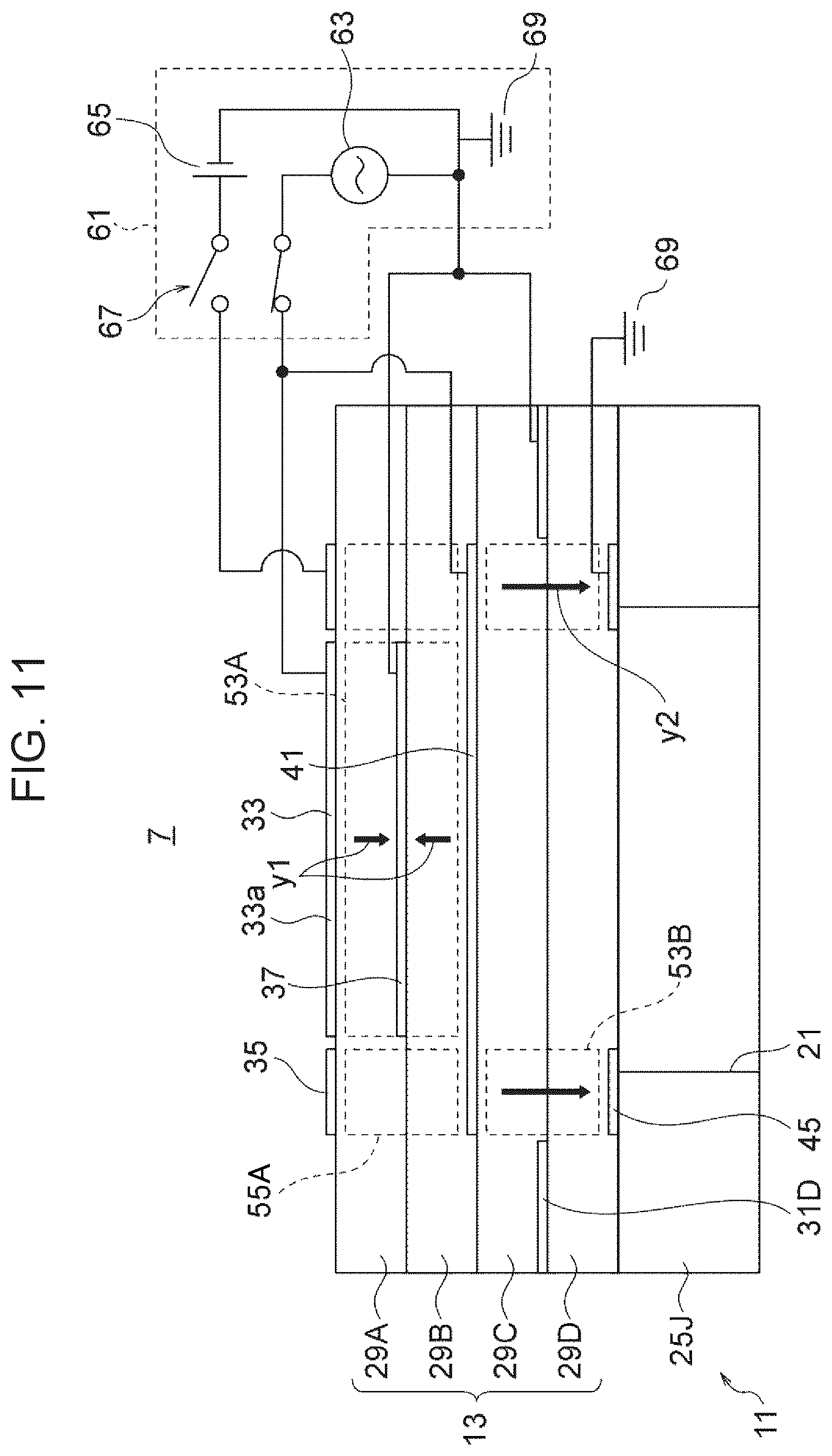 Patent US12319060 Figure 11 – Liquid ejection head and recording apparatus