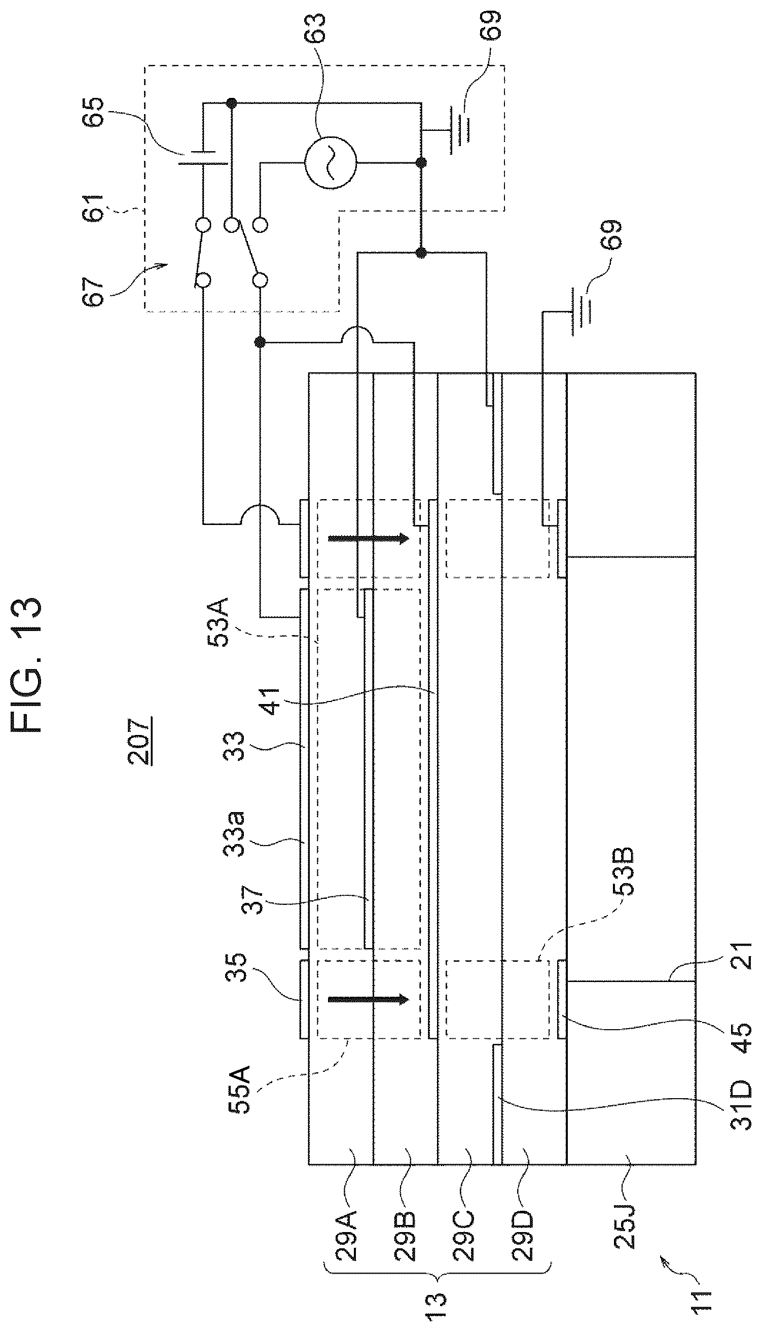 Patent US12319060 Figure 13 – Liquid ejection head and recording apparatus