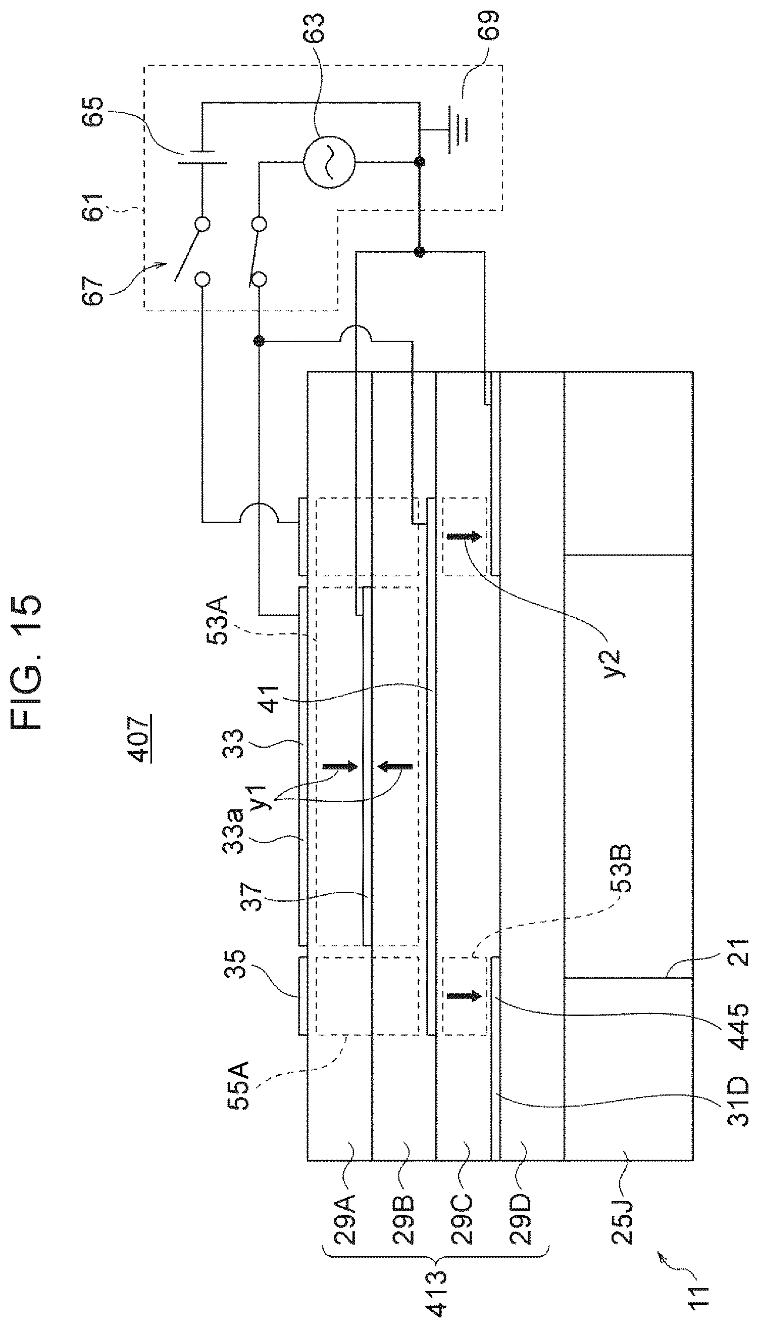 Patent US12319060 Figure 15 – Liquid ejection head and recording apparatus