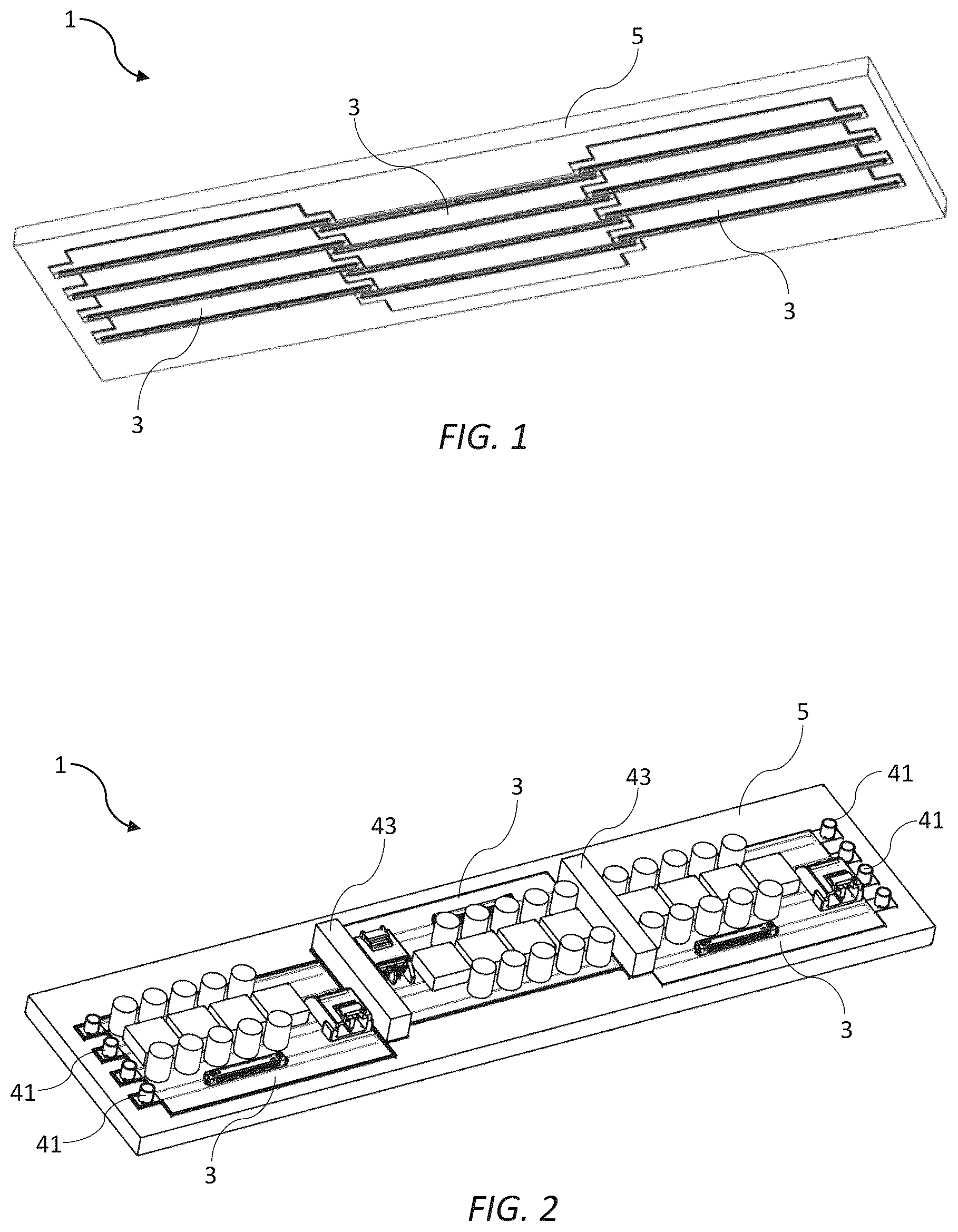 Patent US12319062 Figure 1 – Printhead module having alternate PCBs and rows of print chips