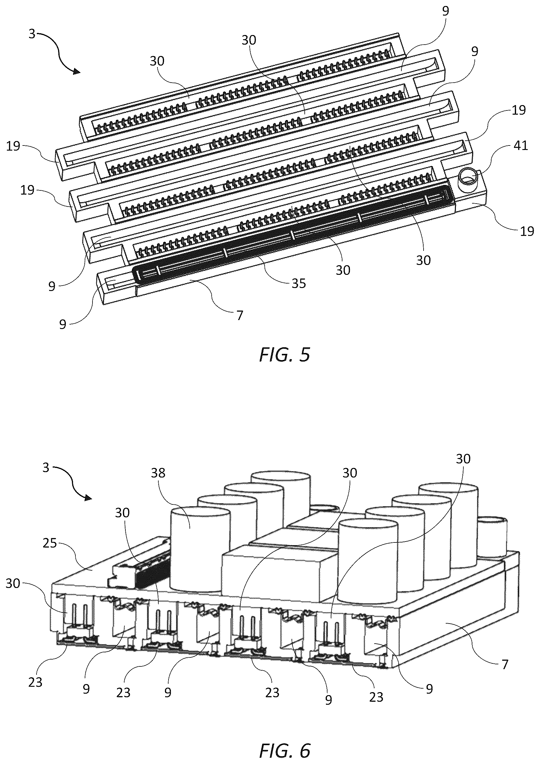 Patent US12319062 Figure 3 – Printhead module having alternate PCBs and rows of print chips