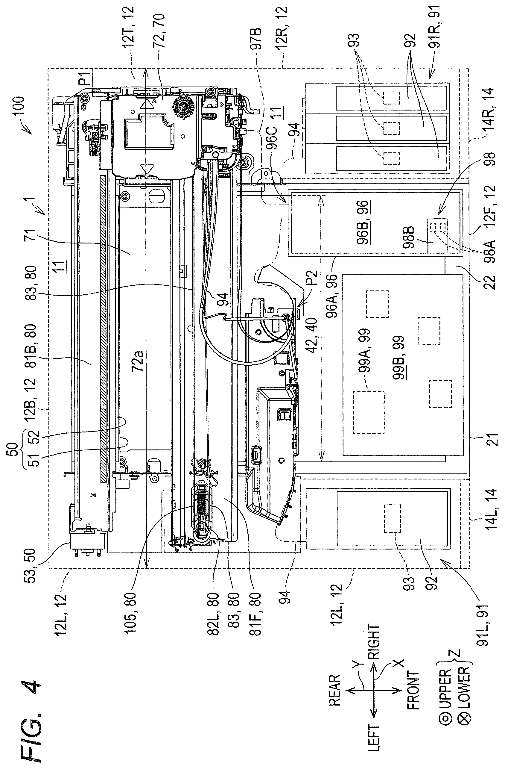 Patent US12319063 Figure 4 – Inkjet recording apparatus