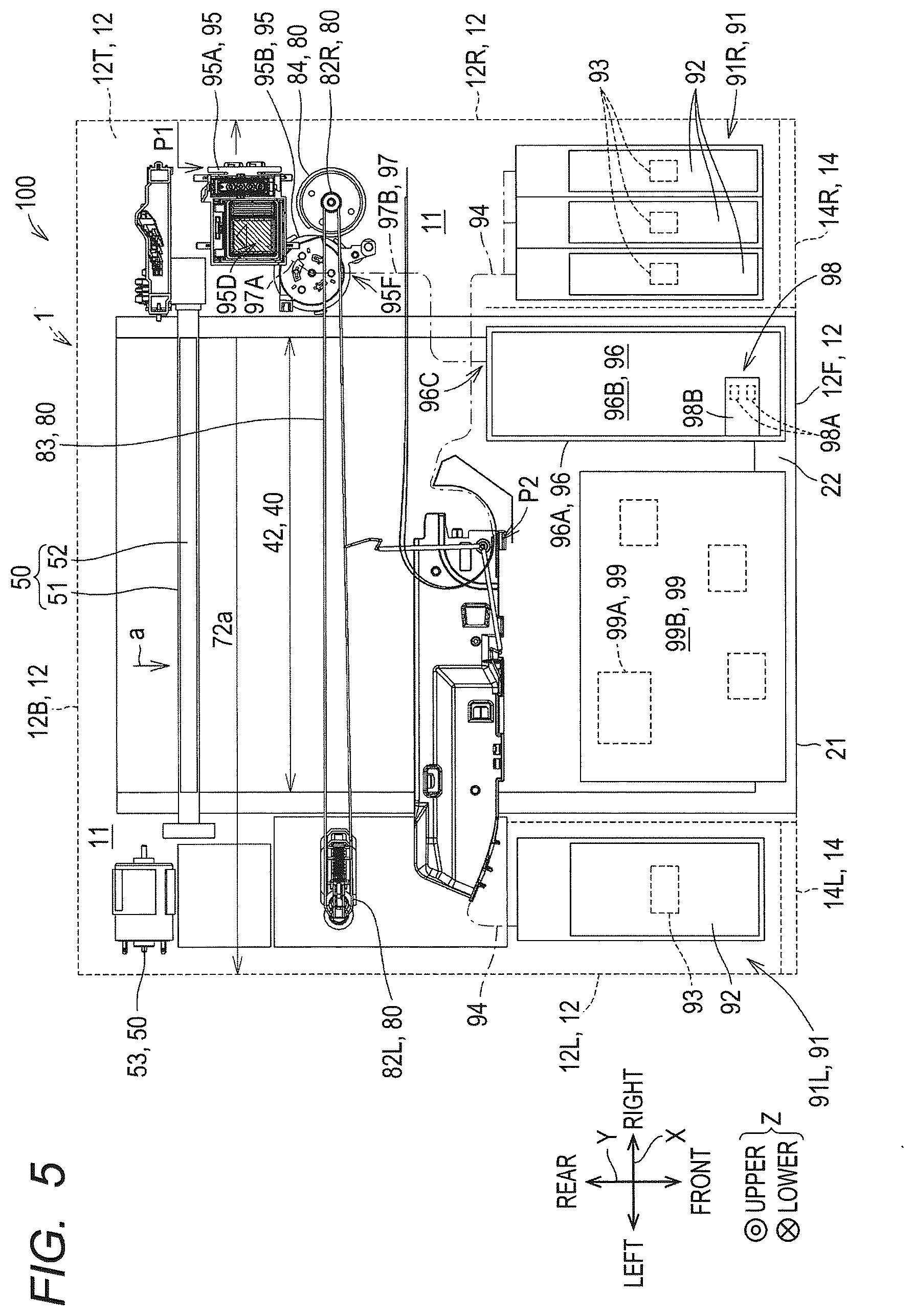 Patent US12319063 Figure 5 – Inkjet recording apparatus