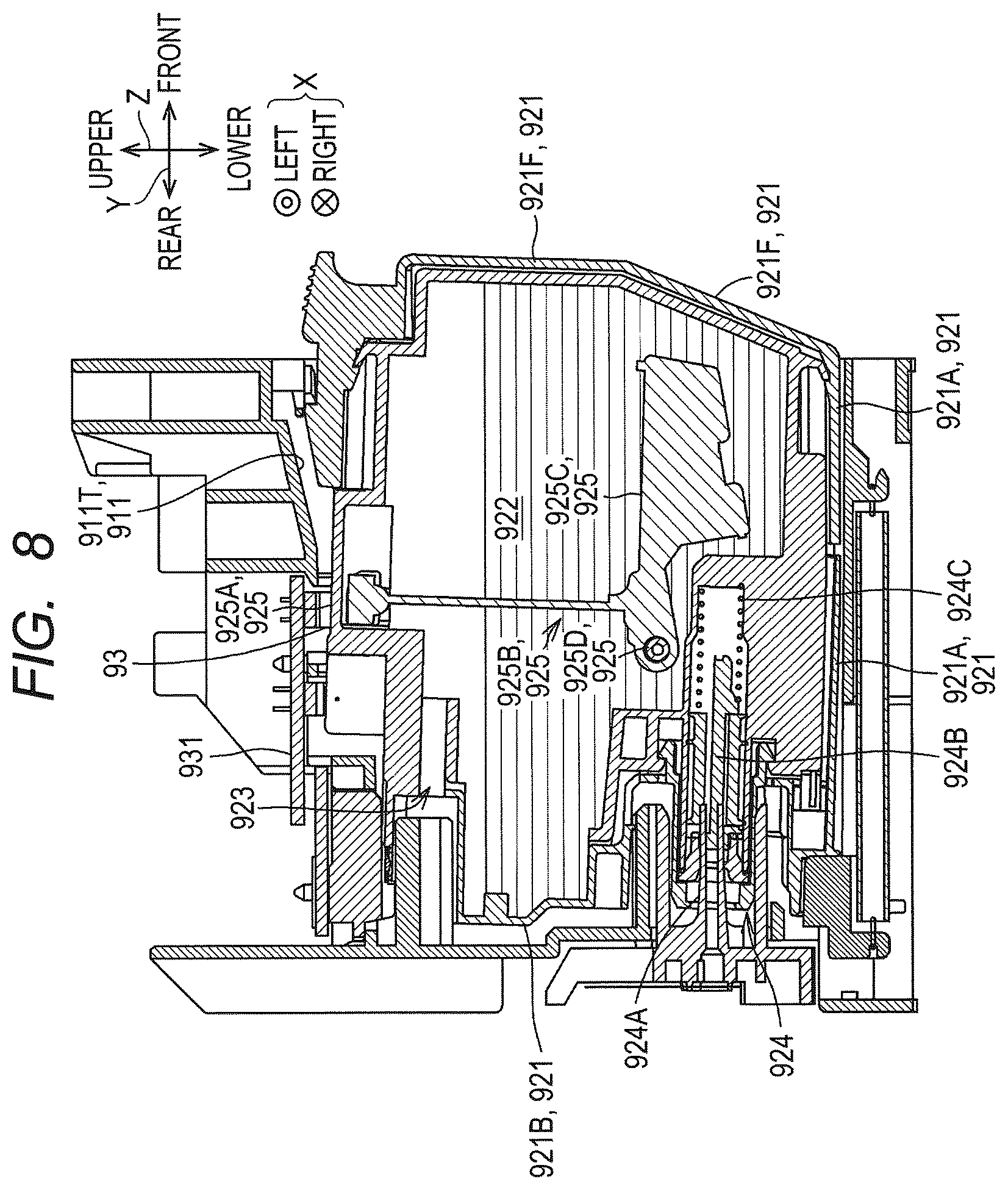 Patent US12319063 Figure 8 – Inkjet recording apparatus