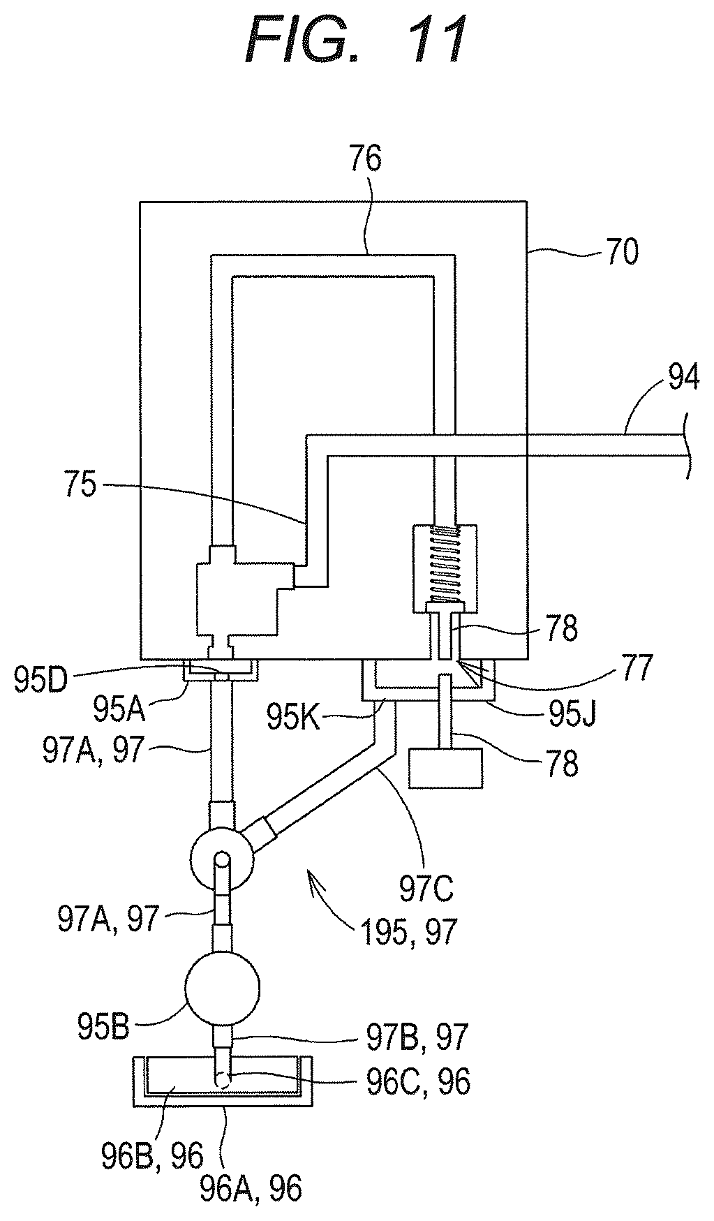 Patent US12319063 Figure 11 – Inkjet recording apparatus