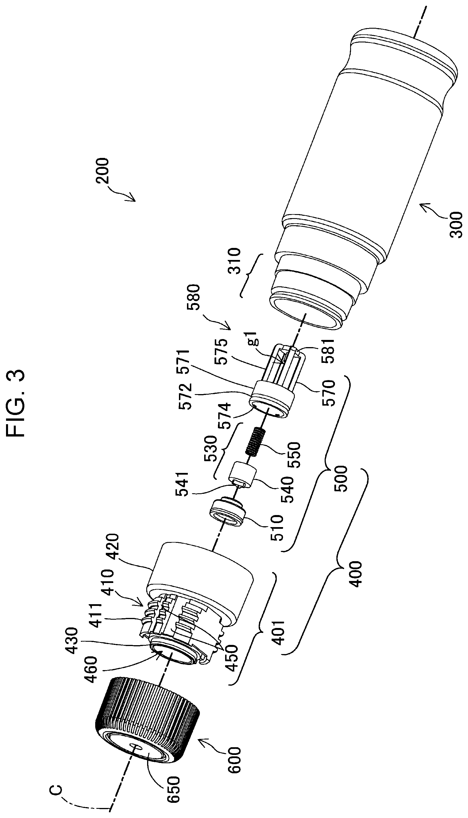 Patent US12319065 Figure 3 – Ink refill container
