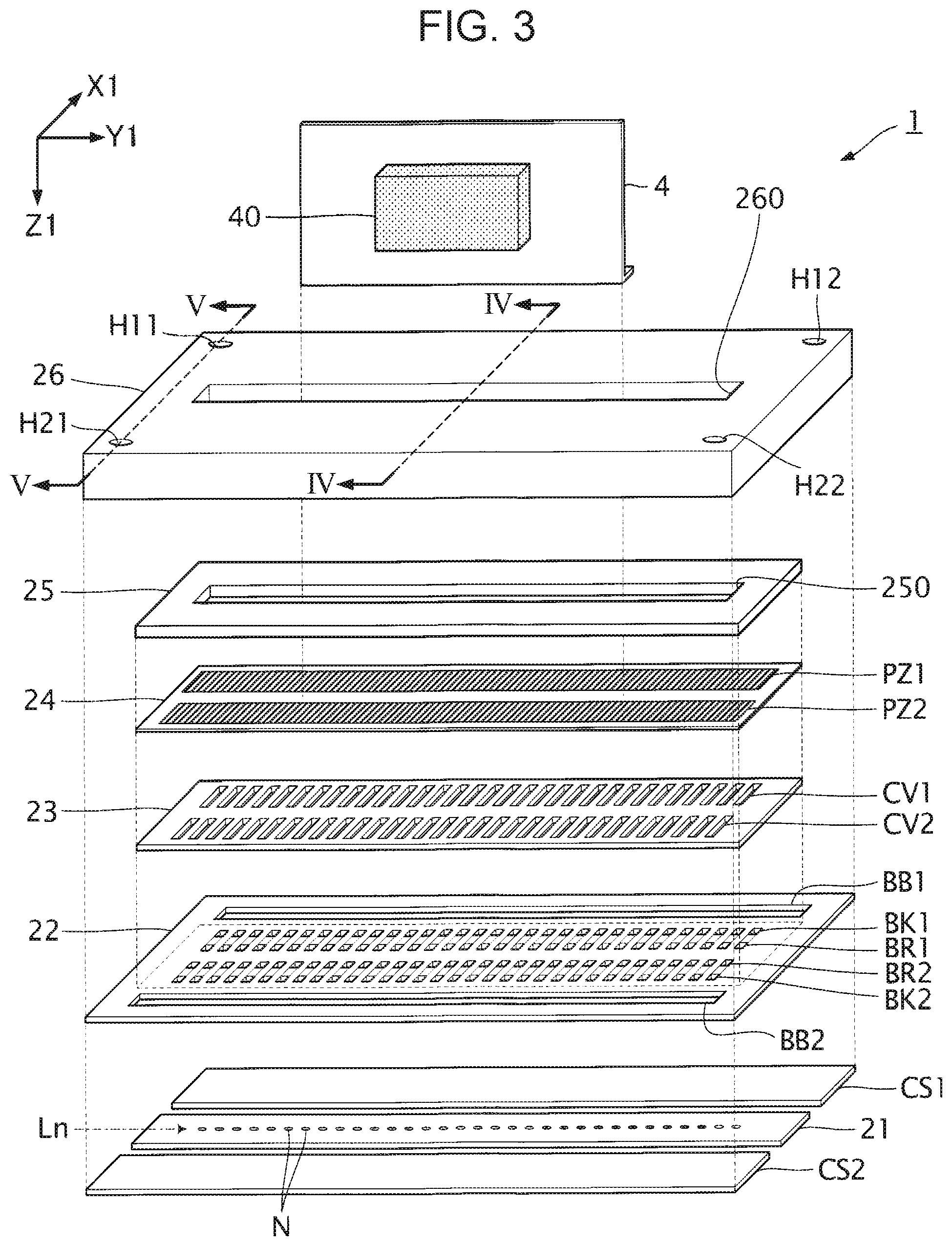 Patent US12319068 Figure 3 – Liquid discharging head and liquid discharging apparatus