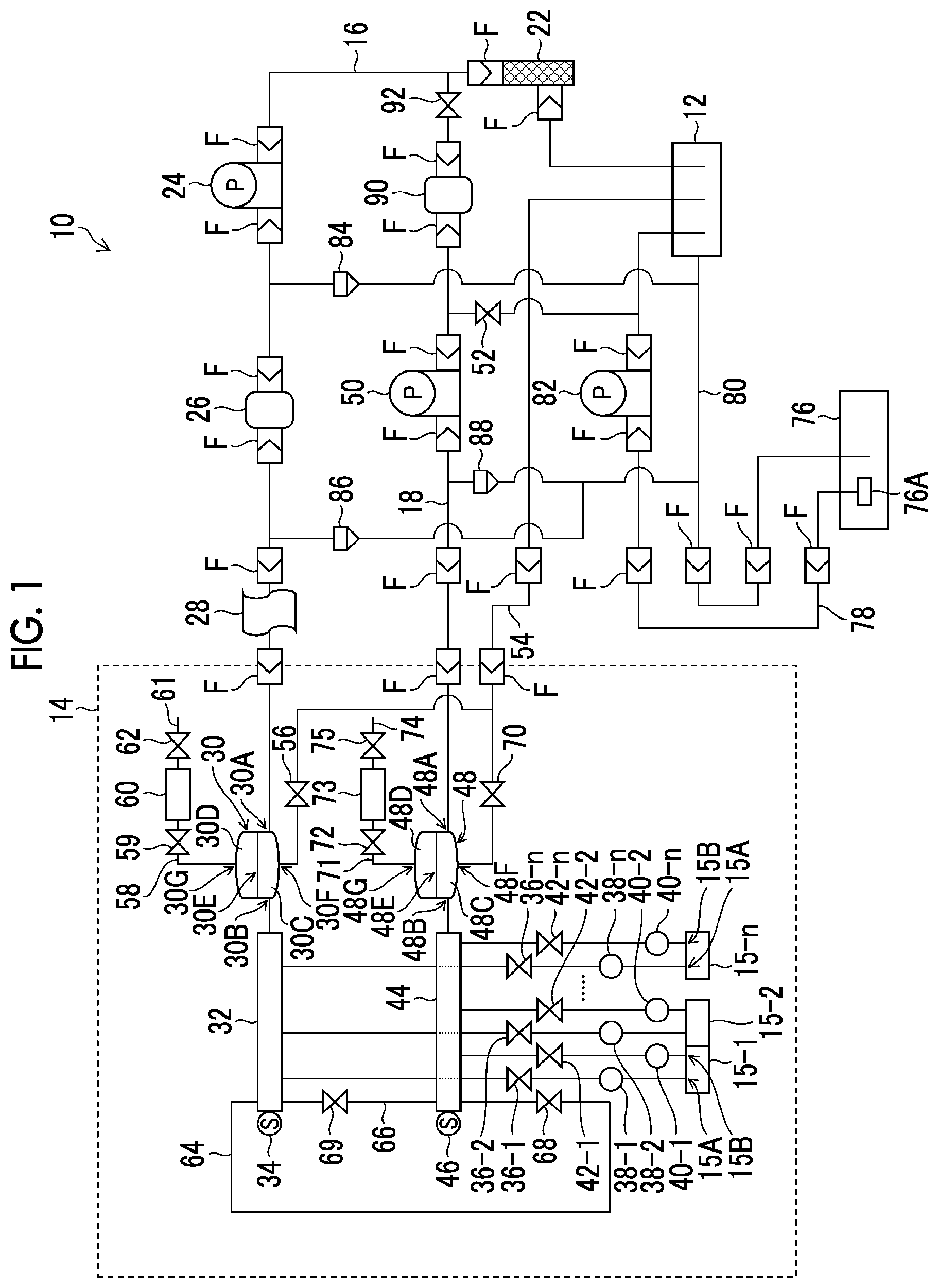 Patent US12319069 Figure 1 – Liquid supply device, control method of liquid supply device, and printing apparatus