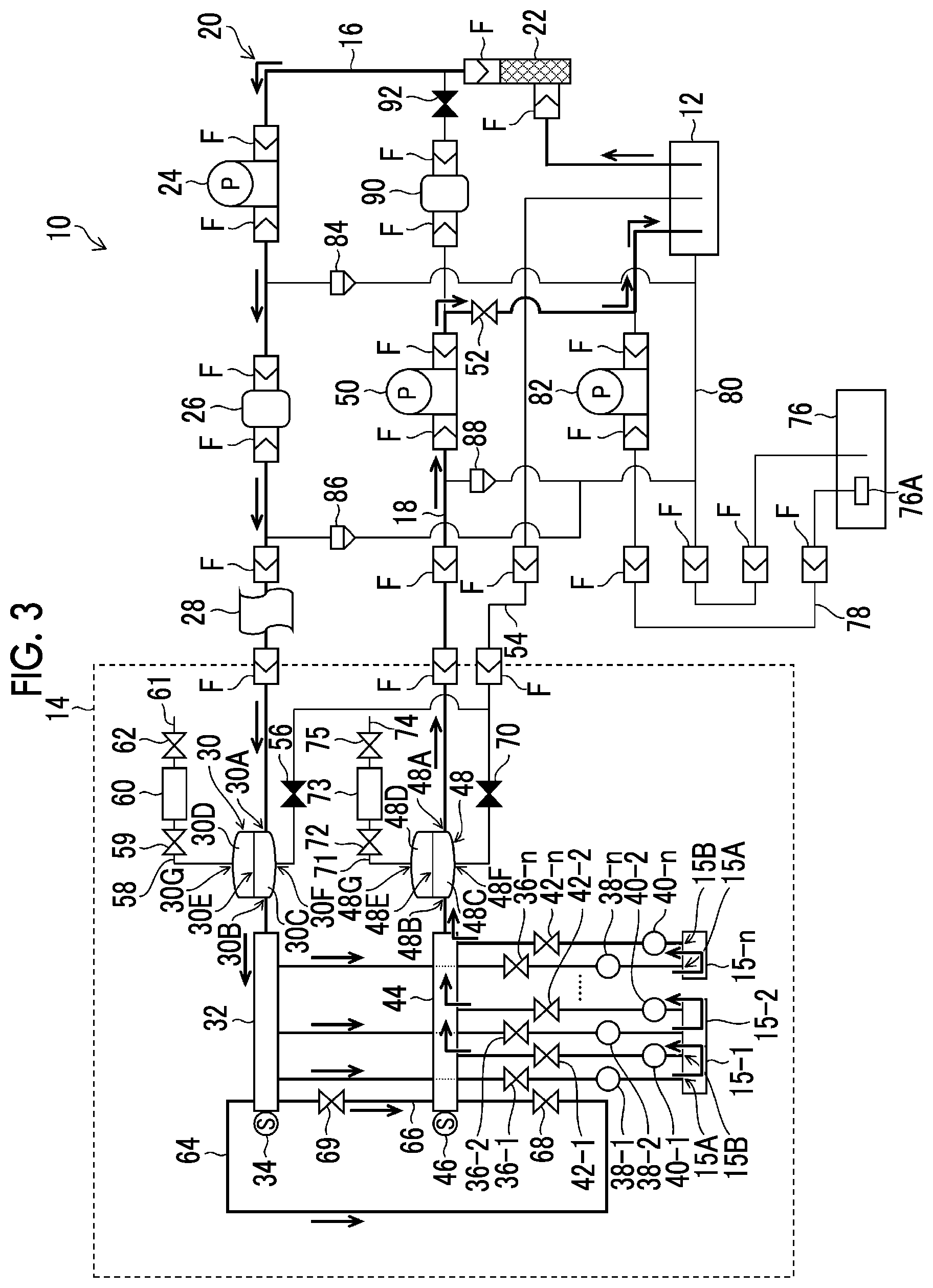 Patent US12319069 Figure 3 – Liquid supply device, control method of liquid supply device, and printing apparatus