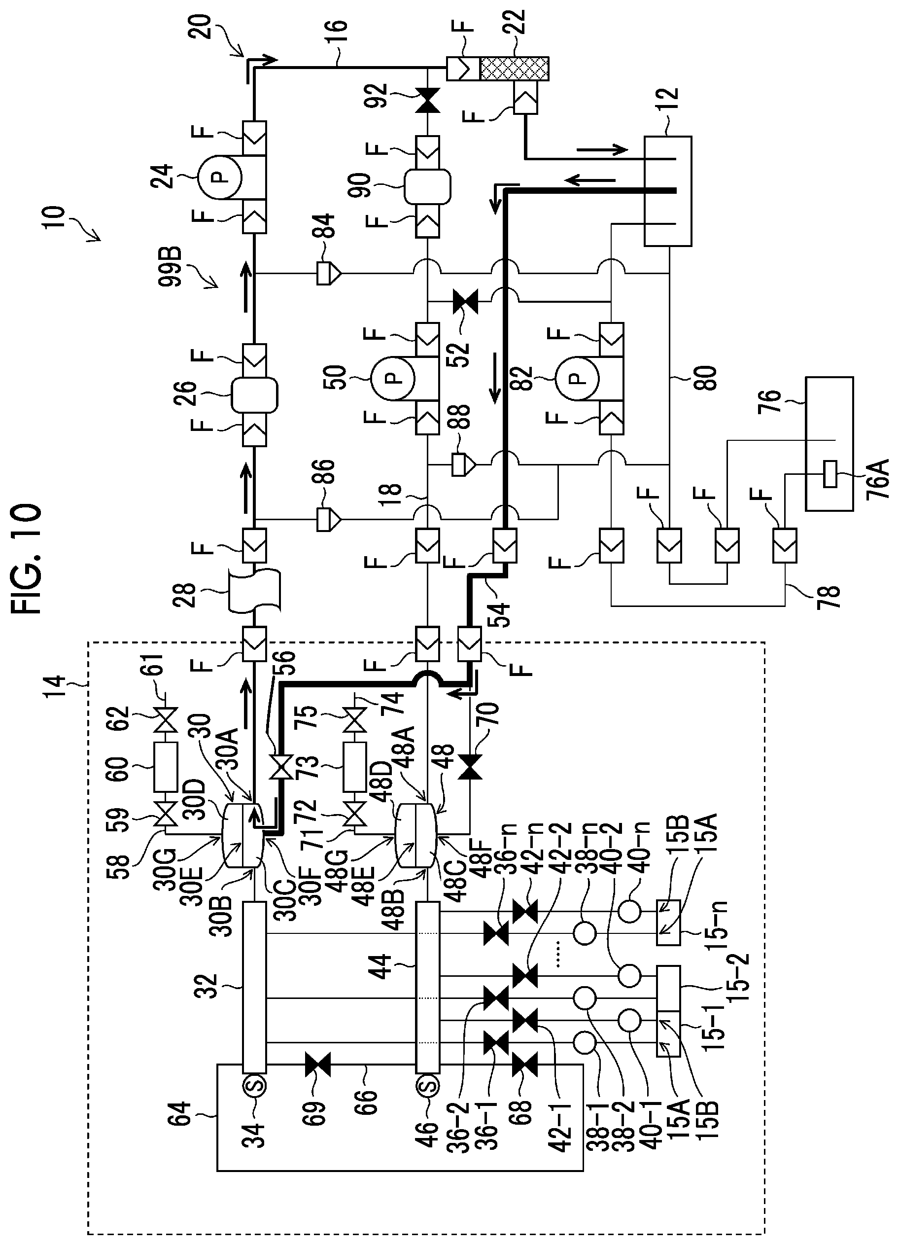 Patent US12319069 Figure 8 – Liquid supply device, control method of liquid supply device, and printing apparatus