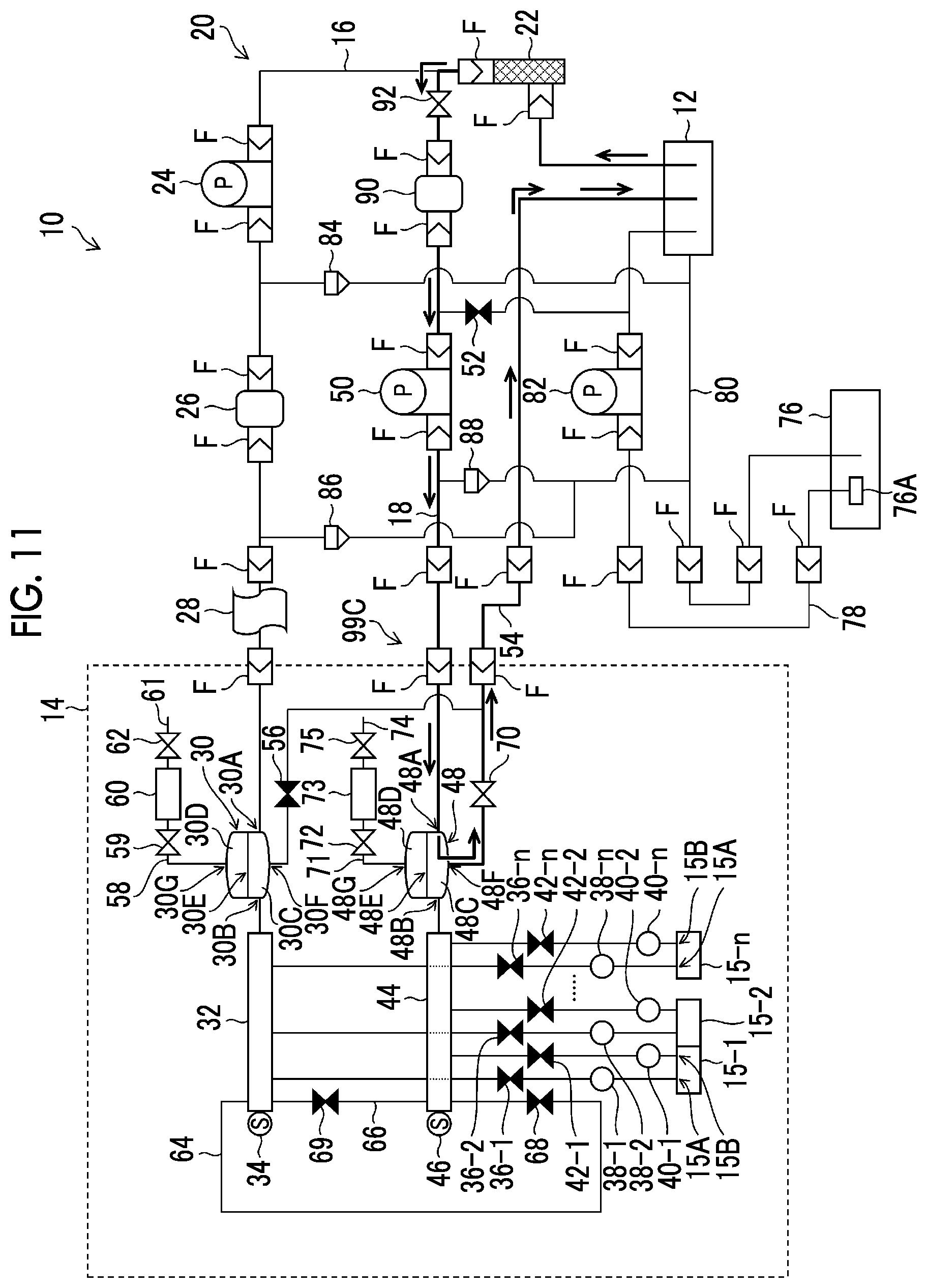 Patent US12319069 Figure 9 – Liquid supply device, control method of liquid supply device, and printing apparatus