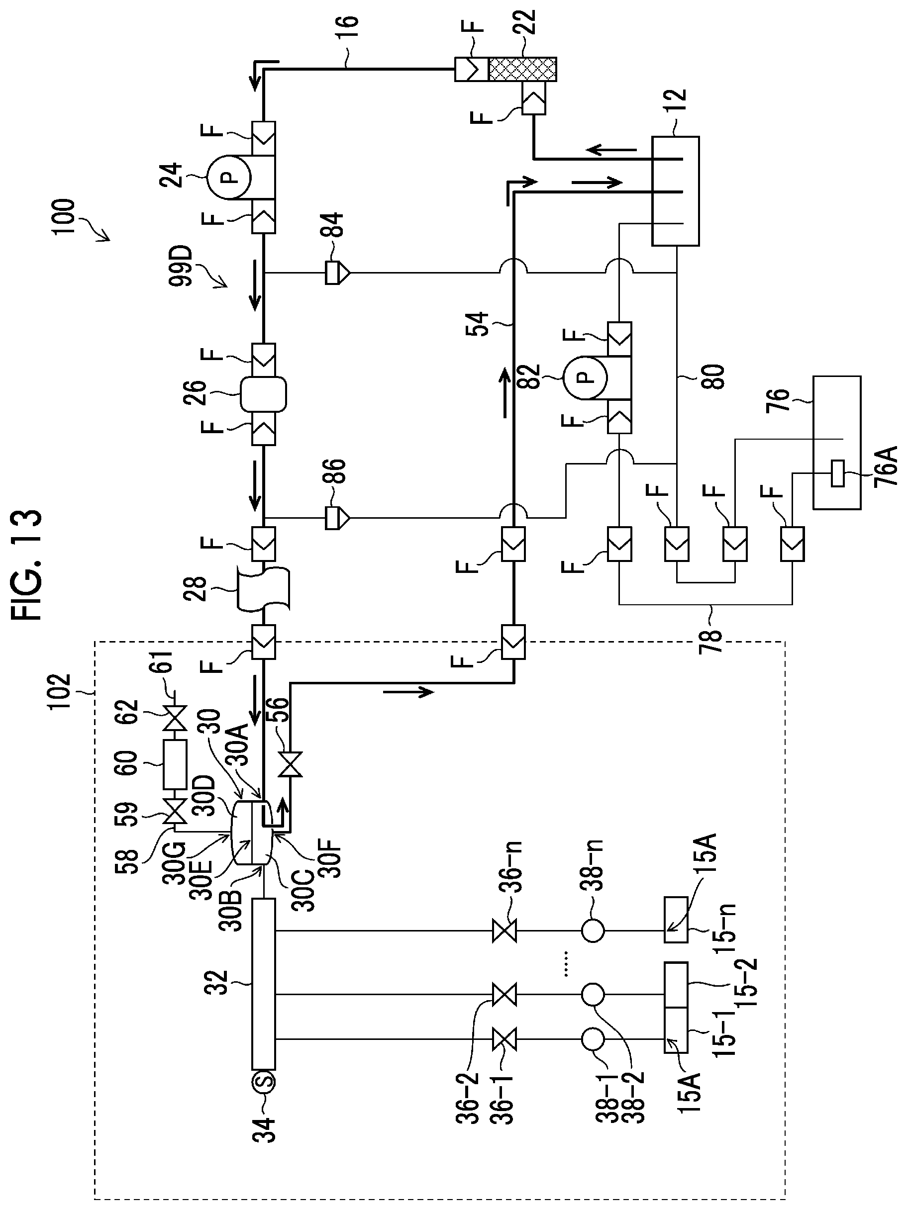 Patent US12319069 Figure 11 – Liquid supply device, control method of liquid supply device, and printing apparatus