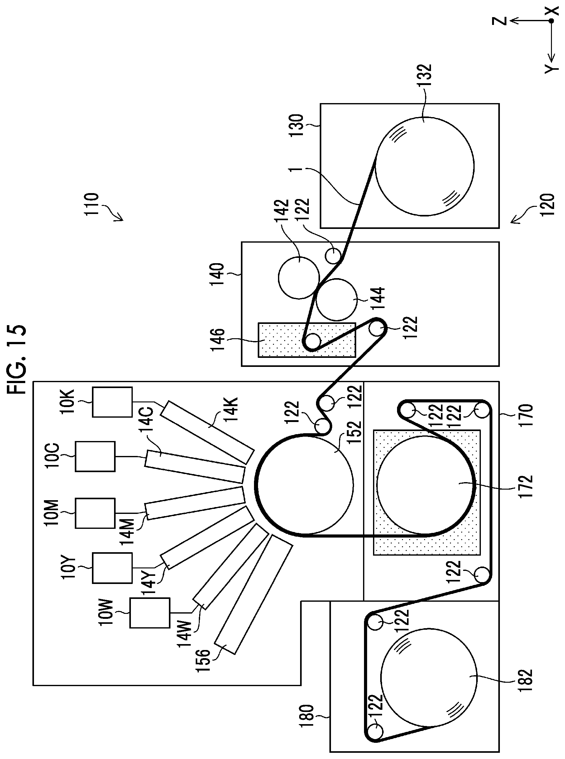 Patent US12319069 Figure 13 – Liquid supply device, control method of liquid supply device, and printing apparatus
