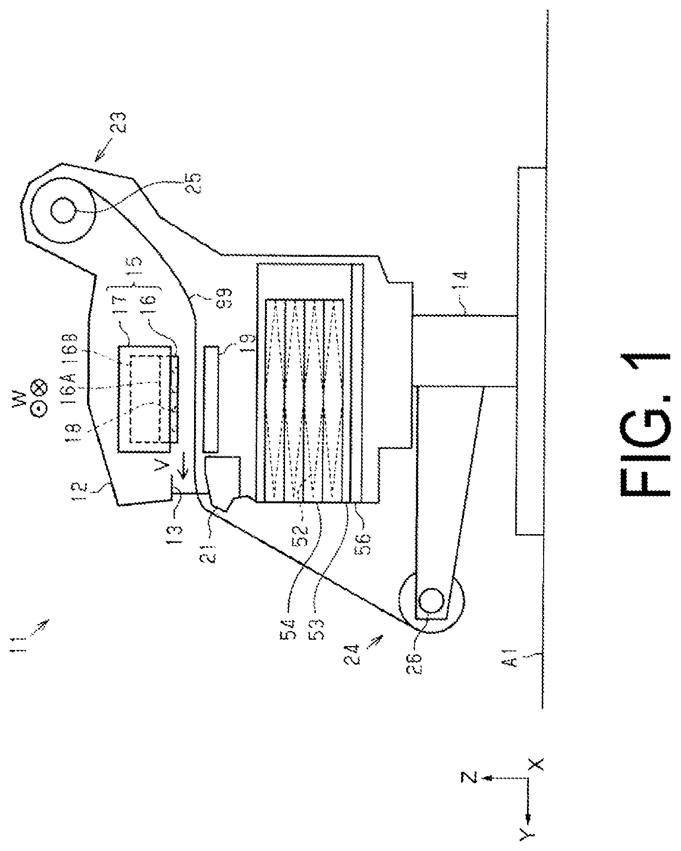 Patent US12319070 — Printing apparatus — Figure 1